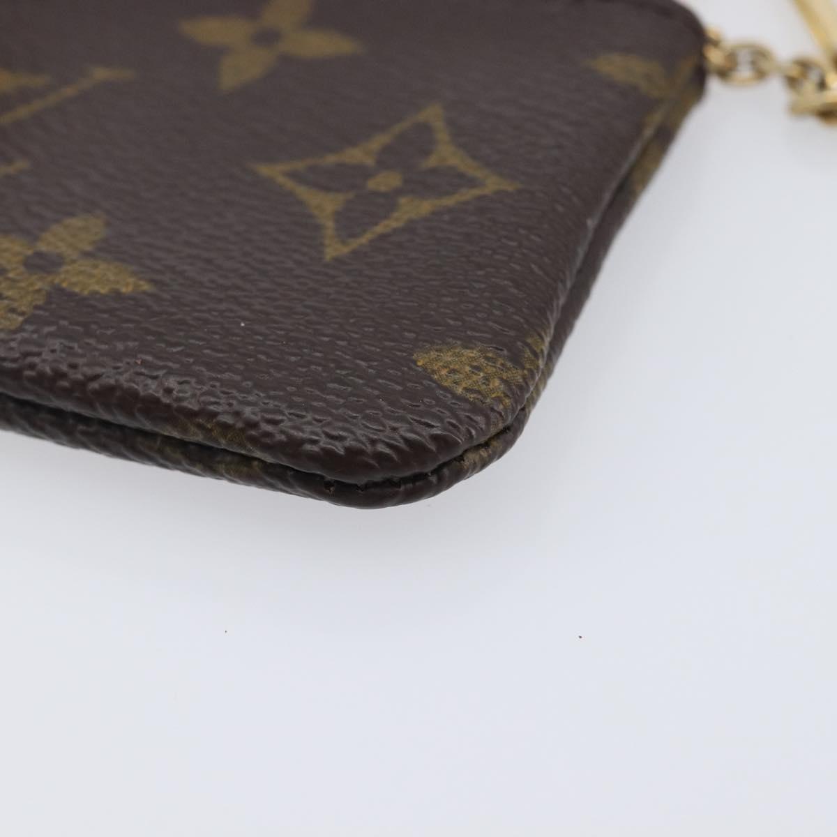 LOUIS VUITTON Monogram Pochette Cles Coin Purse M60033 LV Auth 209847