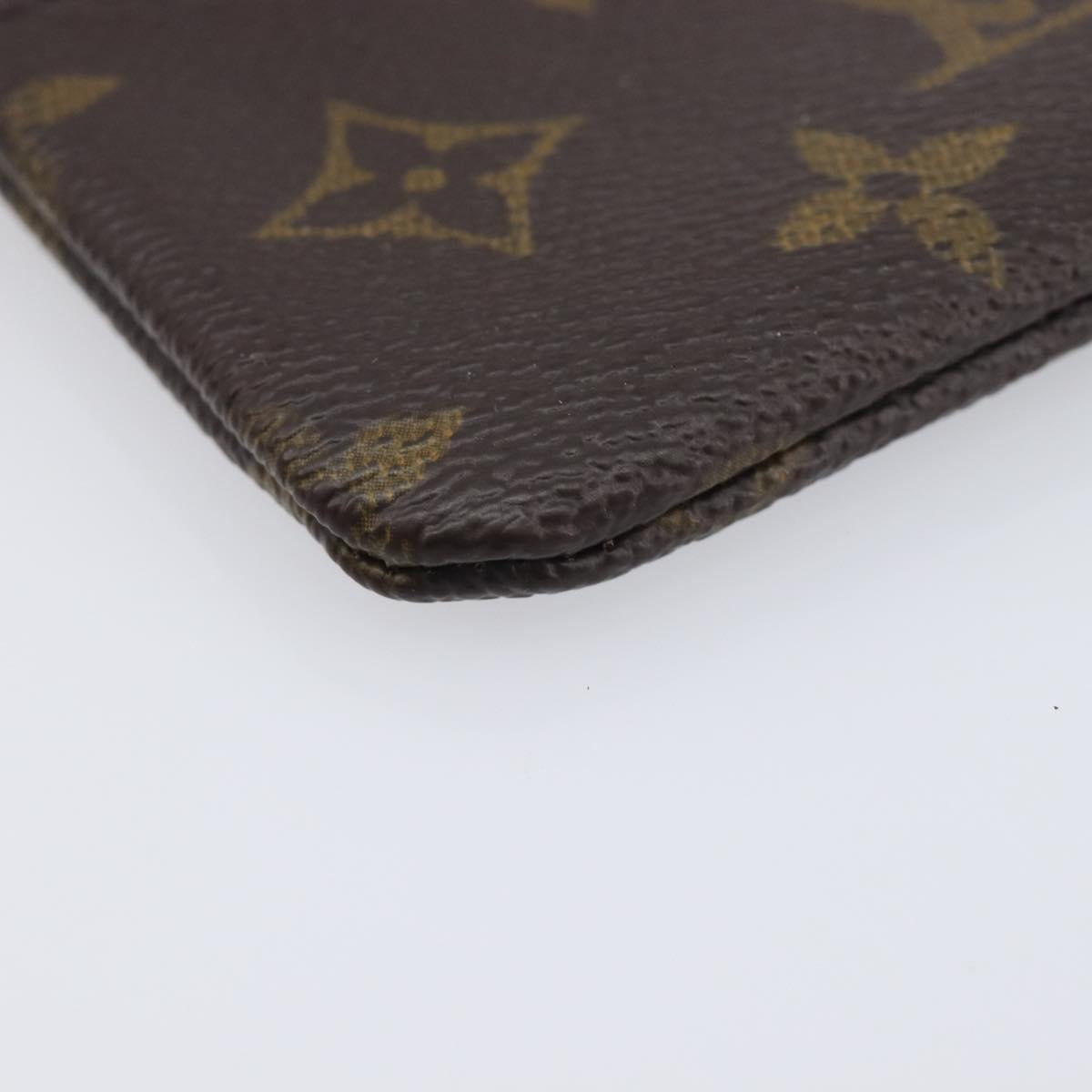 LOUIS VUITTON Monogram Pochette Cles Coin Purse M60033 LV Auth 209847
