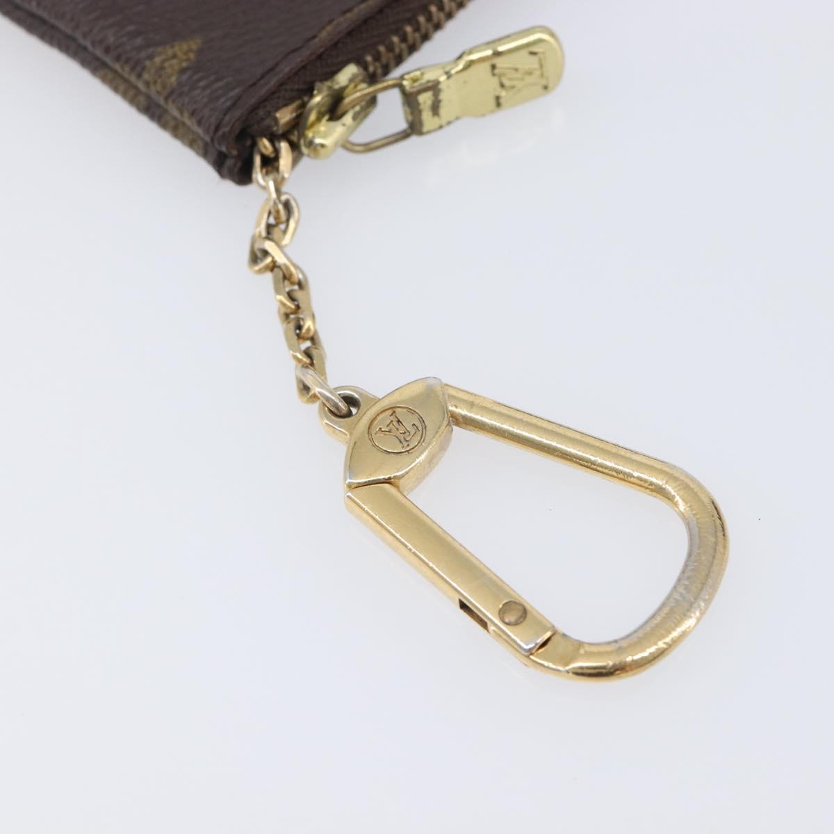 LOUIS VUITTON Monogram Pochette Cles Coin Purse M60033 LV Auth 209847