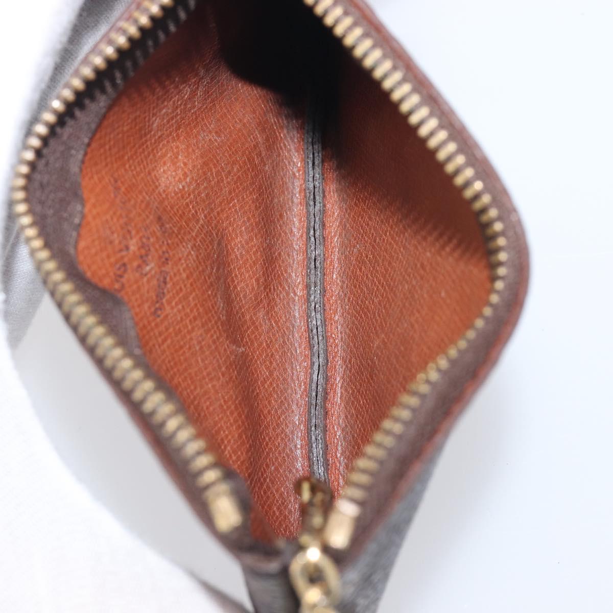 LOUIS VUITTON Monogram Pochette Cles Coin Purse M60033 LV Auth 209847