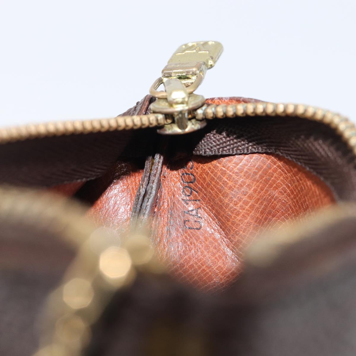 LOUIS VUITTON Monogram Pochette Cles Coin Purse M60033 LV Auth 209847