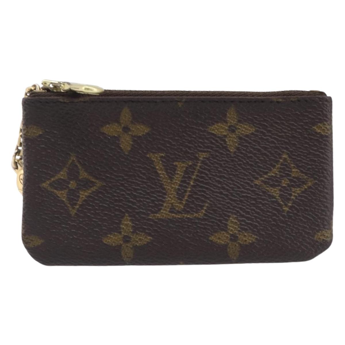 LOUIS VUITTON Monogram Pochette Cles Coin Purse M60033 LV Auth 209847