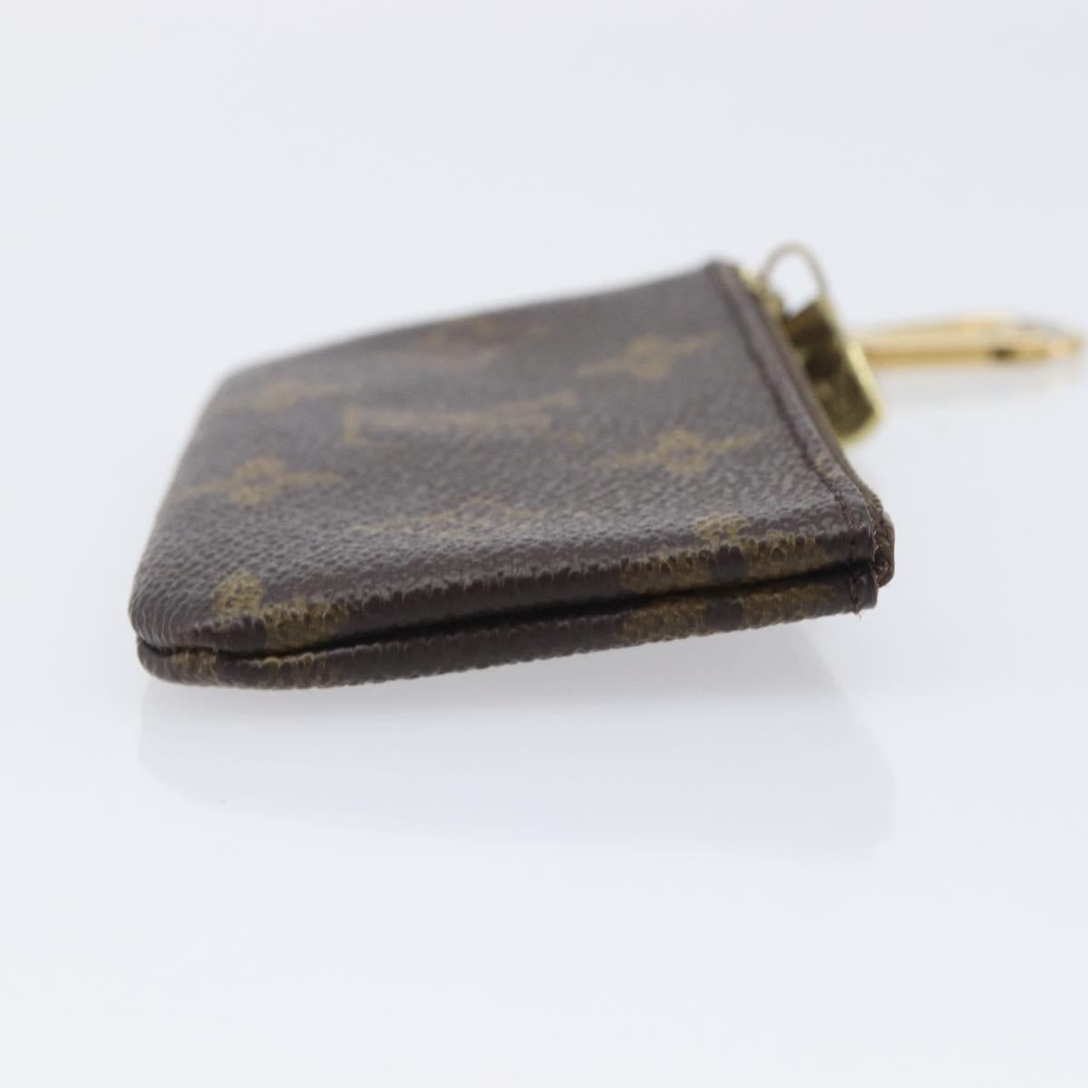 LOUIS VUITTON Monogram Pochette Cles Coin Purse M60033 LV Auth 209847