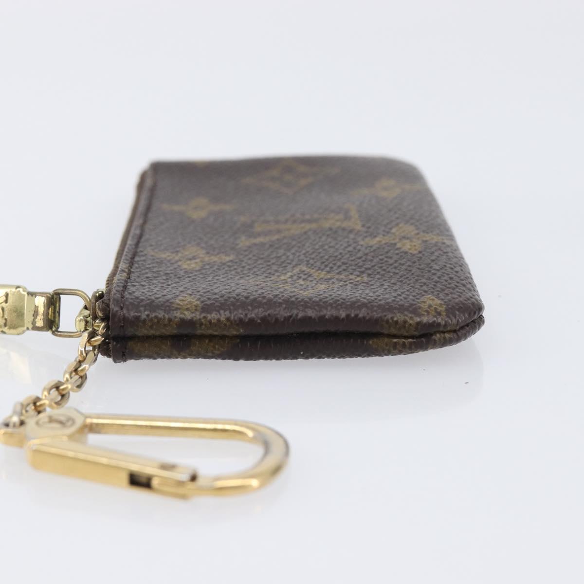LOUIS VUITTON Monogram Pochette Cles Coin Purse M60033 LV Auth 209847