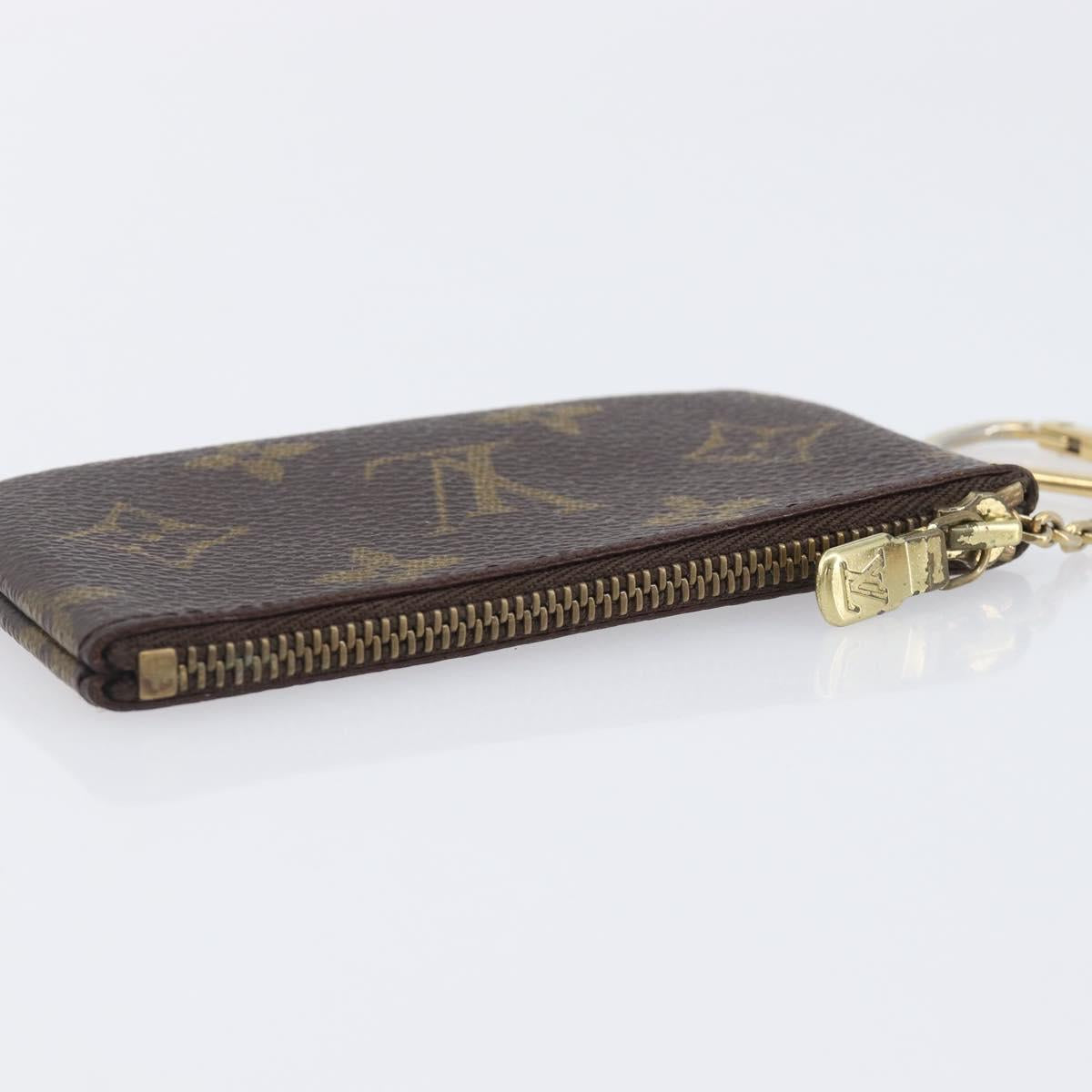 LOUIS VUITTON Monogram Pochette Cles Coin Purse M60033 LV Auth 209847
