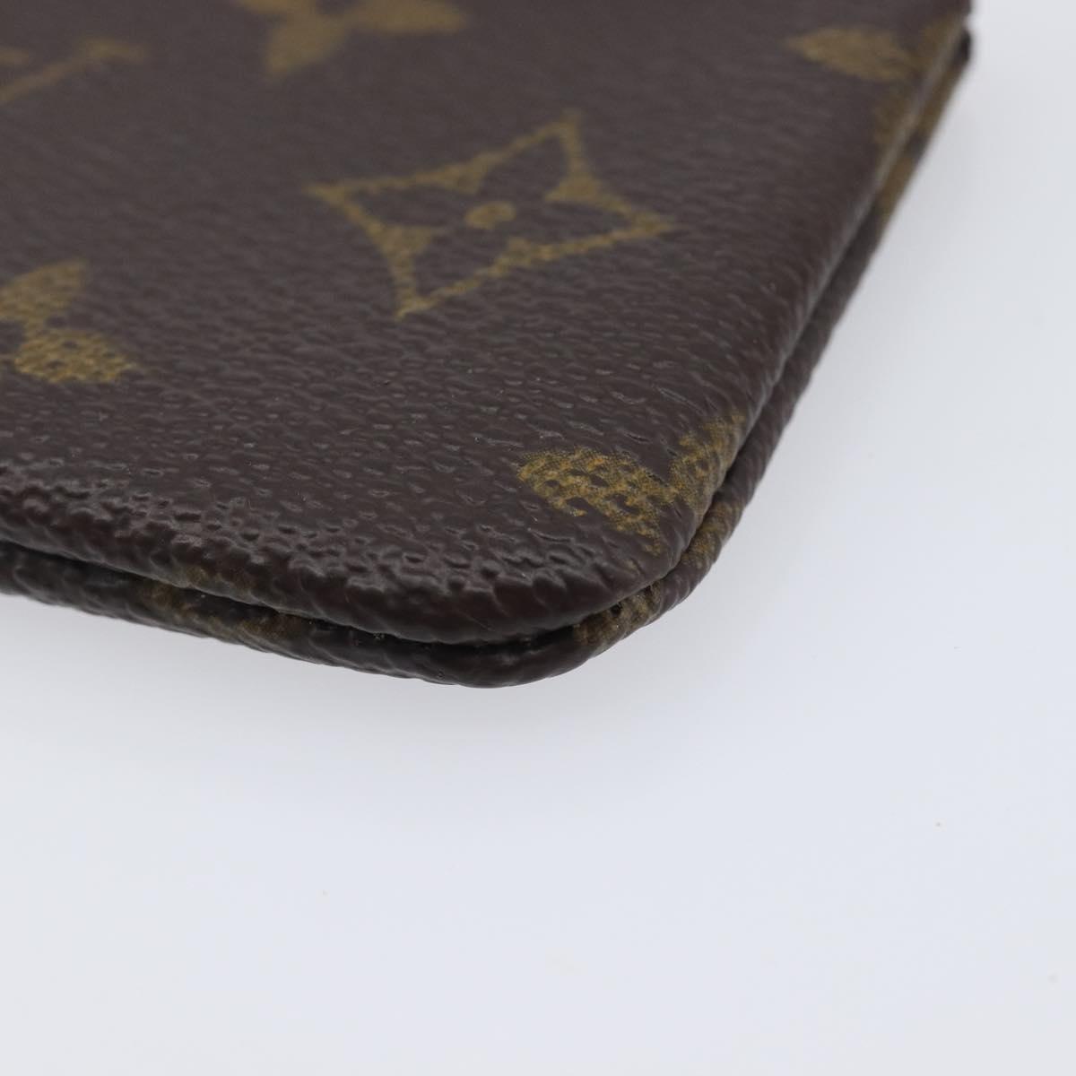 LOUIS VUITTON Monogram Pochette Cles Coin Purse M60033 LV Auth 209847