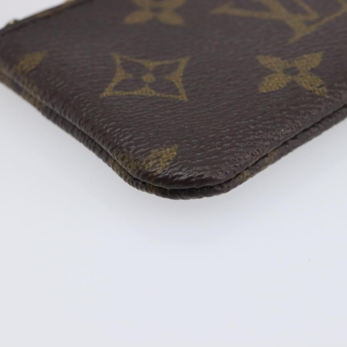 LOUIS VUITTON Monogram Pochette Cles Coin Purse M60033 LV Auth 209847
