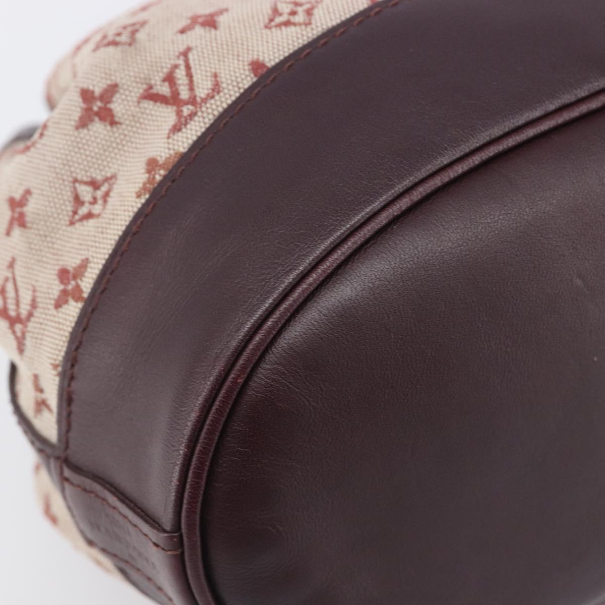 LOUIS VUITTON Monogram Mini Noelie Shoulder Bag Red M92686 LV Auth 209856V