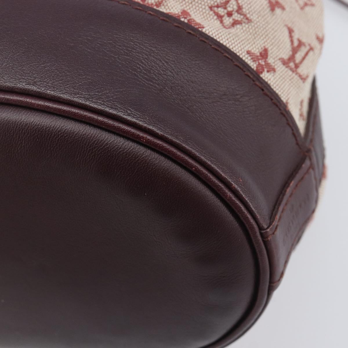 LOUIS VUITTON Monogram Mini Noelie Shoulder Bag Red M92686 LV Auth 209856V
