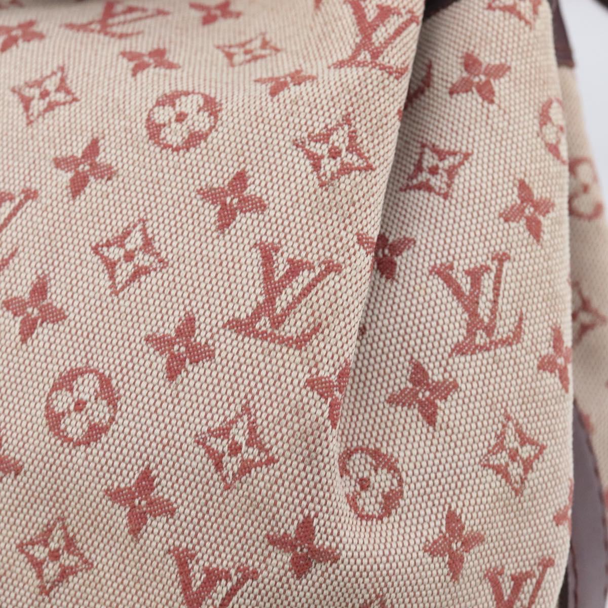 LOUIS VUITTON Monogram Mini Noelie Shoulder Bag Red M92686 LV Auth 209856V
