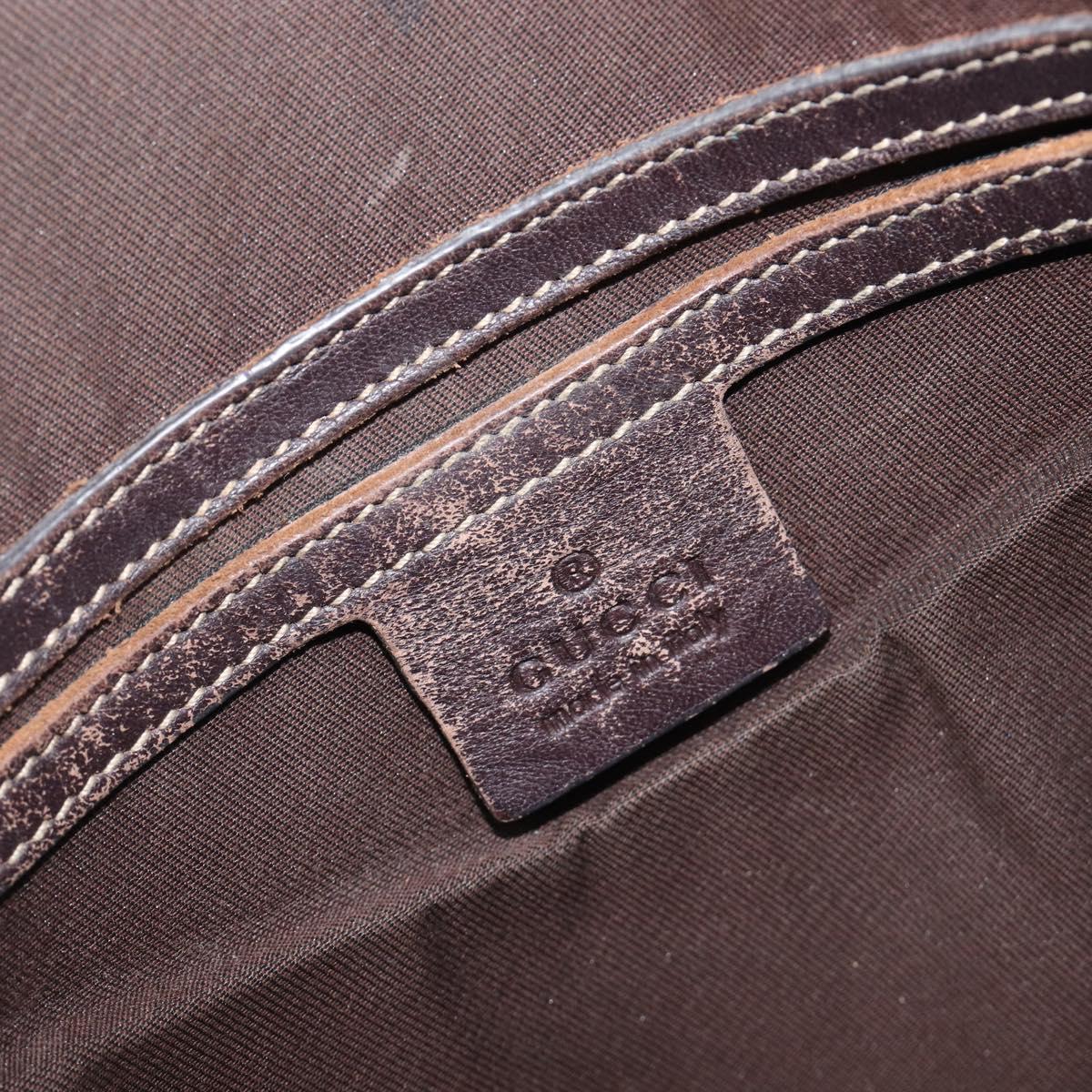 GUCCI GG Supreme Shoulder Bag PVC Beige Gold 223666 Auth 209864