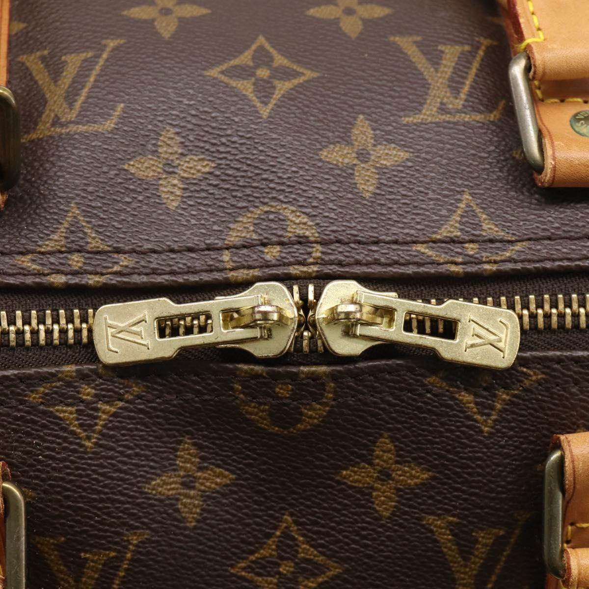 LOUIS VUITTON Monogram Keepall Bandouliere 50 Boston Bag M41416 LV Auth 209898V