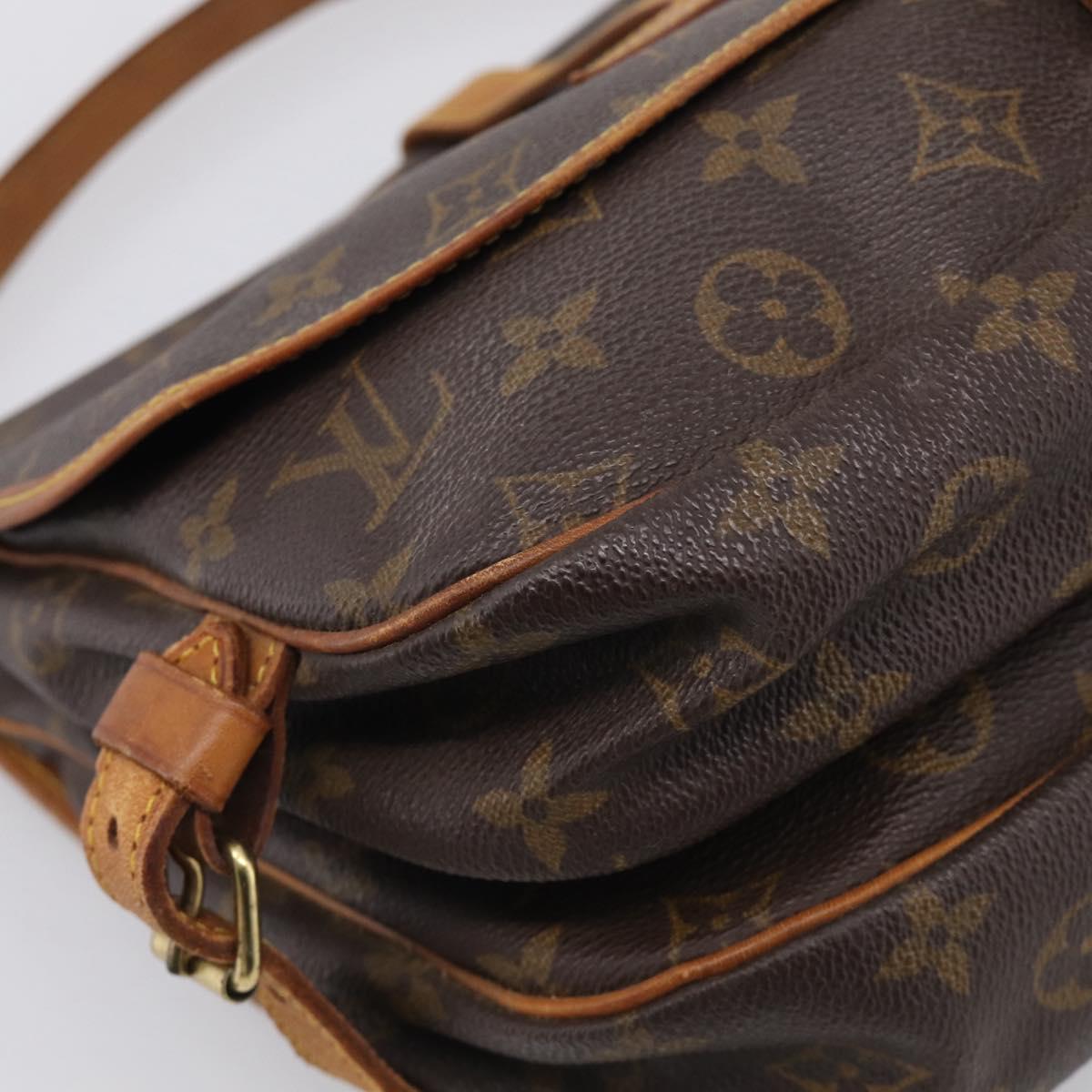 LOUIS VUITTON Monogram Saumur 30 Shoulder Bag M42256 LV Auth 209914