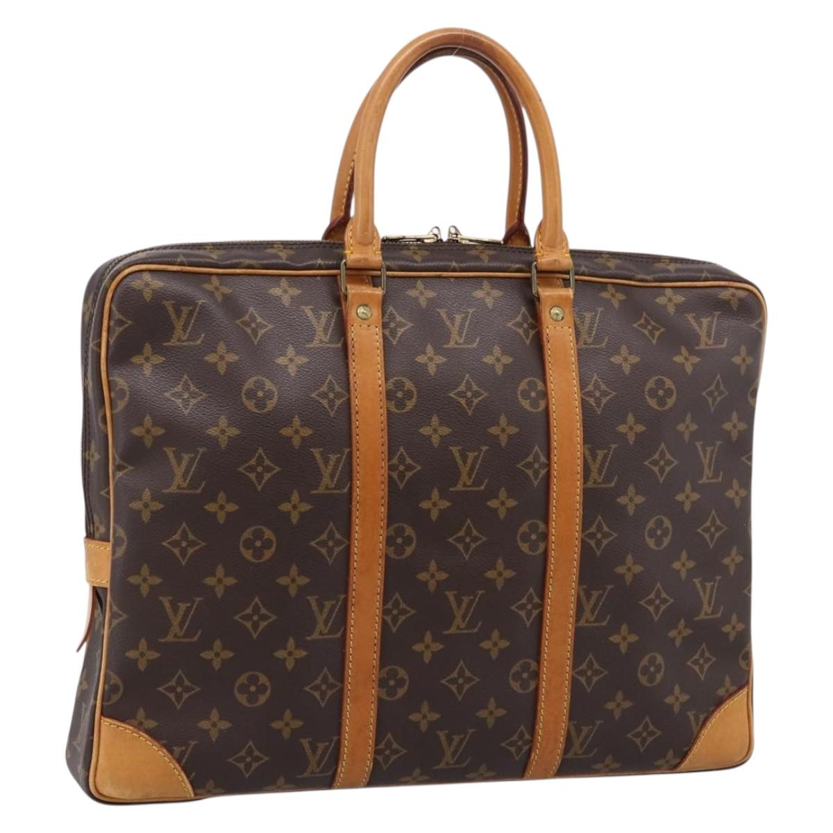 LOUIS VUITTON Monogram Porte Documents Voyage Business Bag M53361 LV Auth 209915