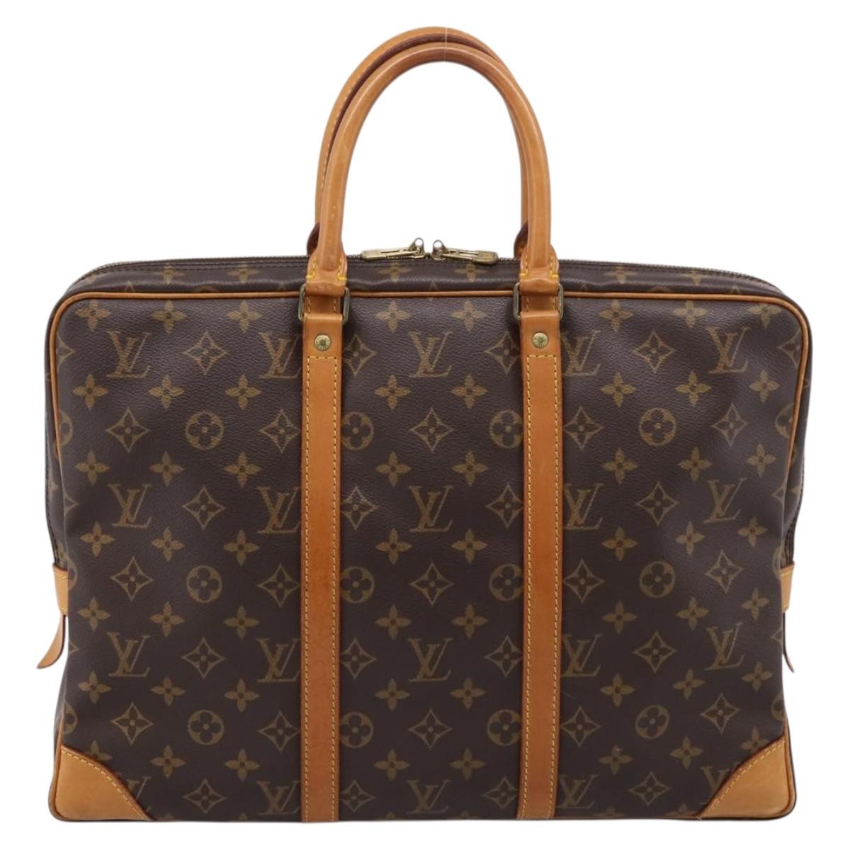 LOUIS VUITTON Monogram Porte Documents Voyage Business Bag M53361 LV Auth 209915