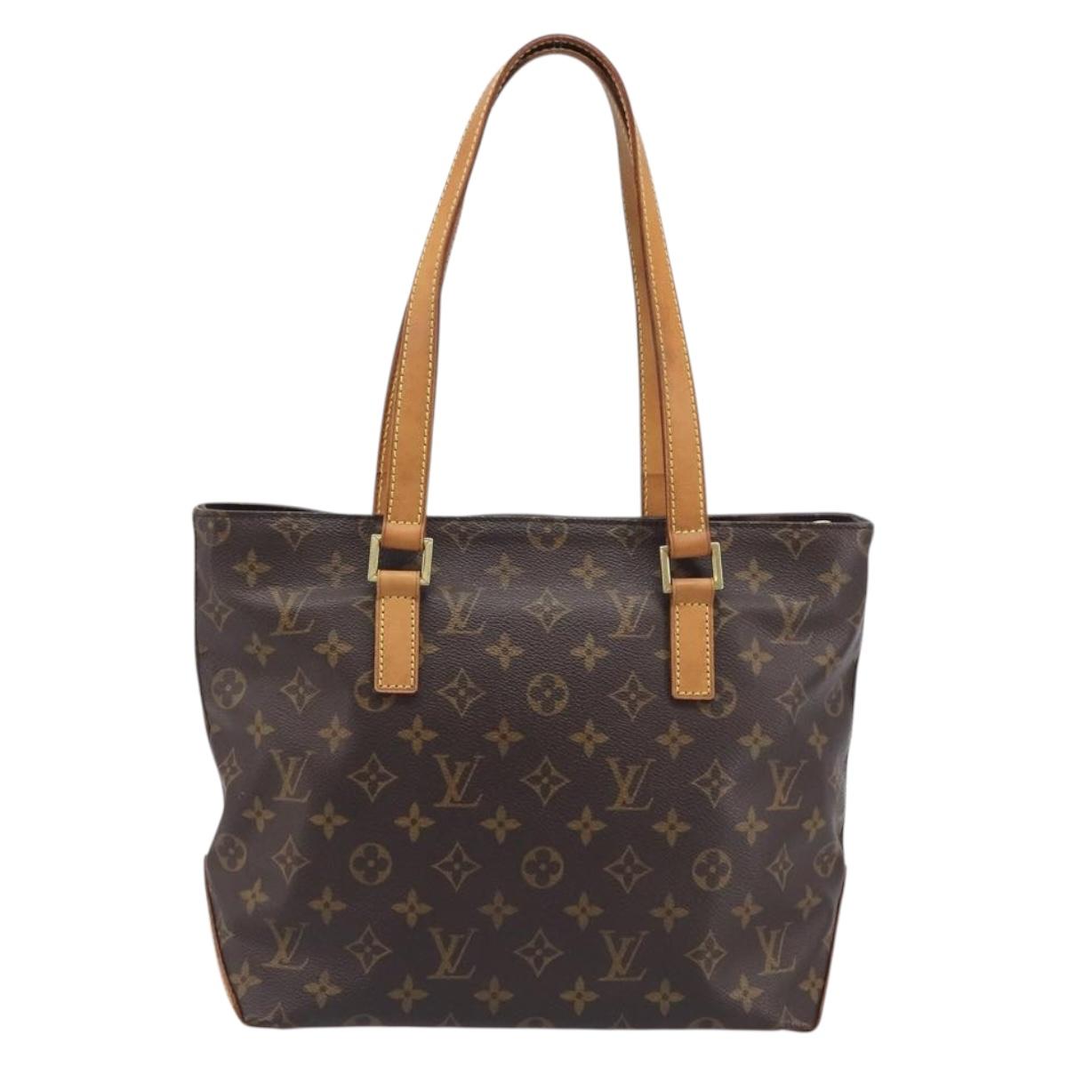 LOUIS VUITTON Monogram Cabas Piano Tote Bag M51148 LV Auth 209932V