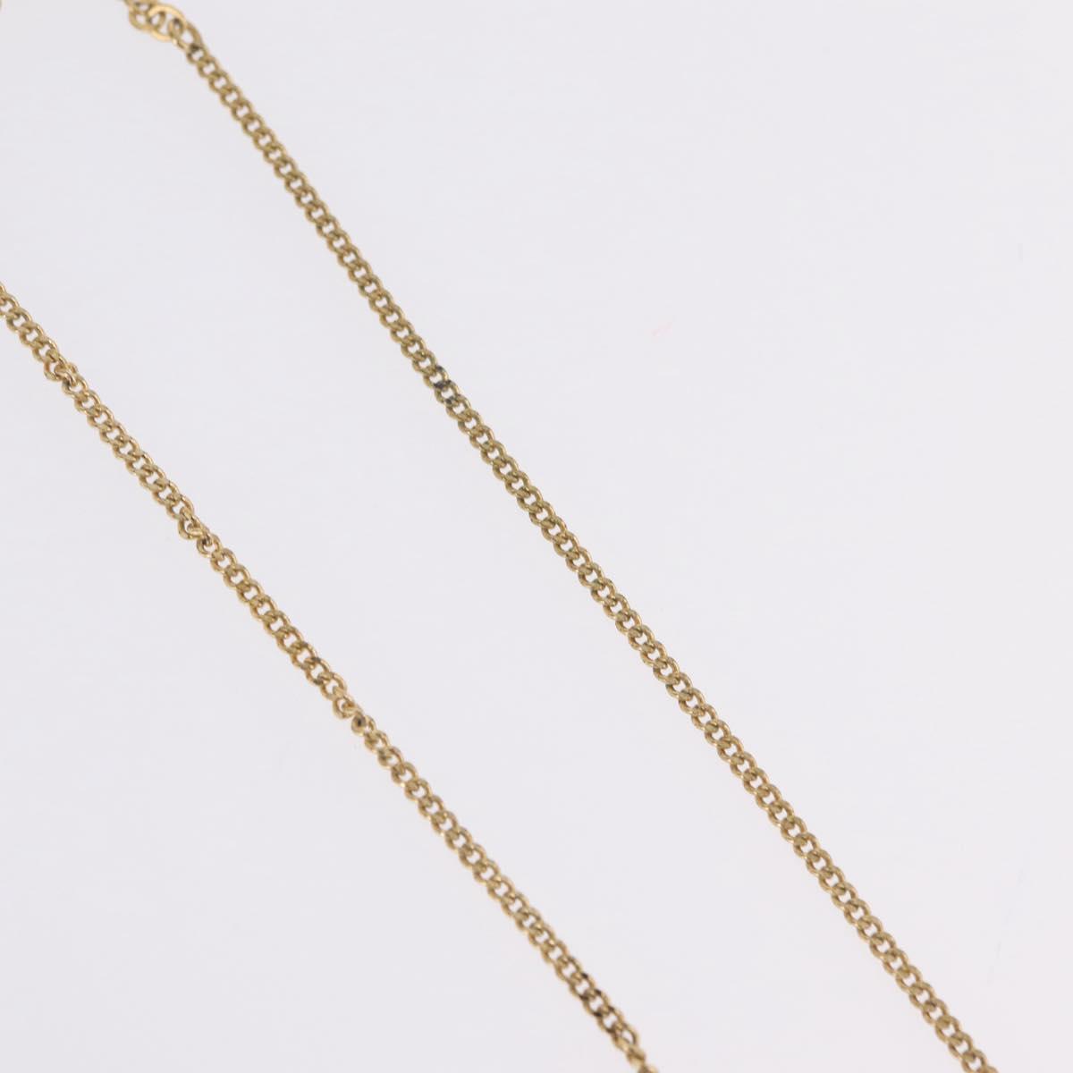Christian Dior Necklace metal Gold Auth 209951V
