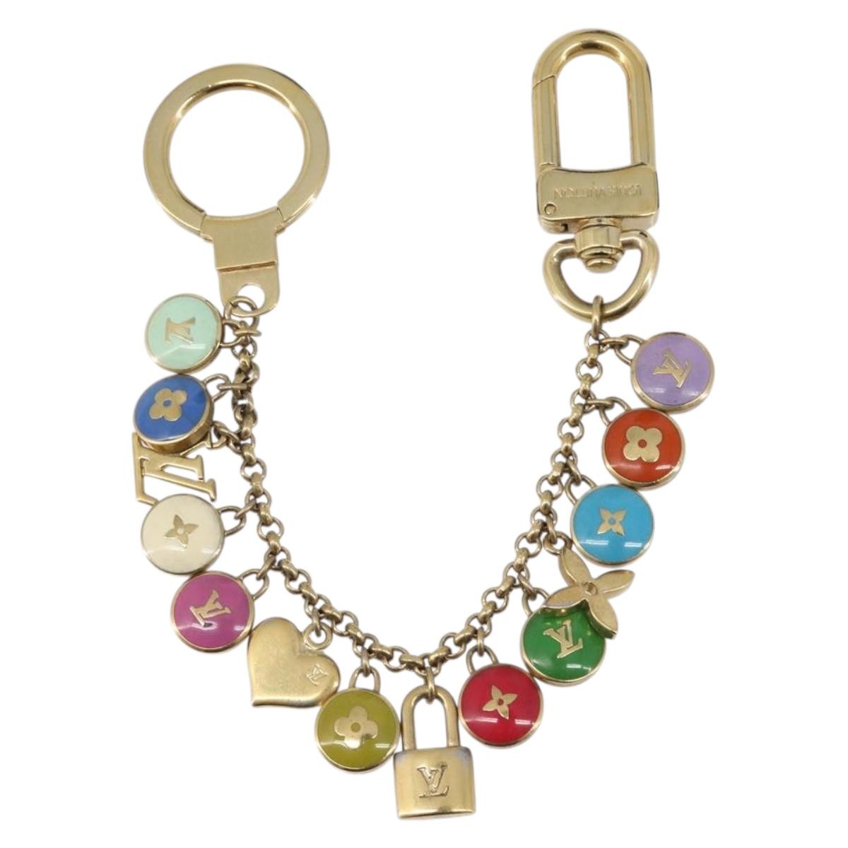 LOUIS VUITTON Porte Cles Chainne Pastilles Charm Metal M65380 LV Auth 209952A