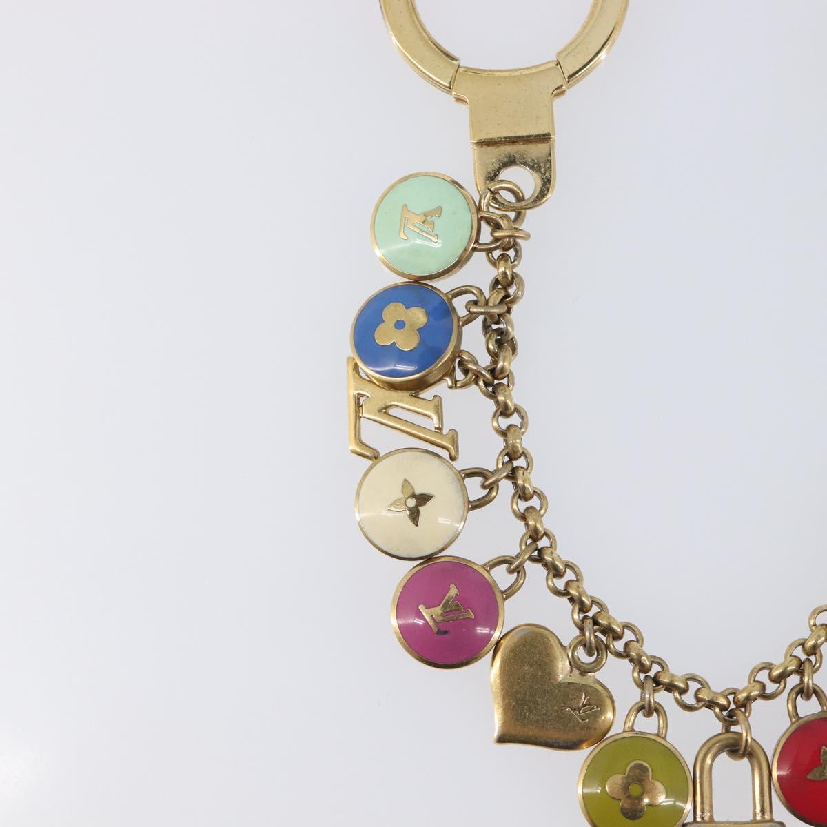 LOUIS VUITTON Porte Cles Chainne Pastilles Charm Metal M65380 LV Auth 209952A