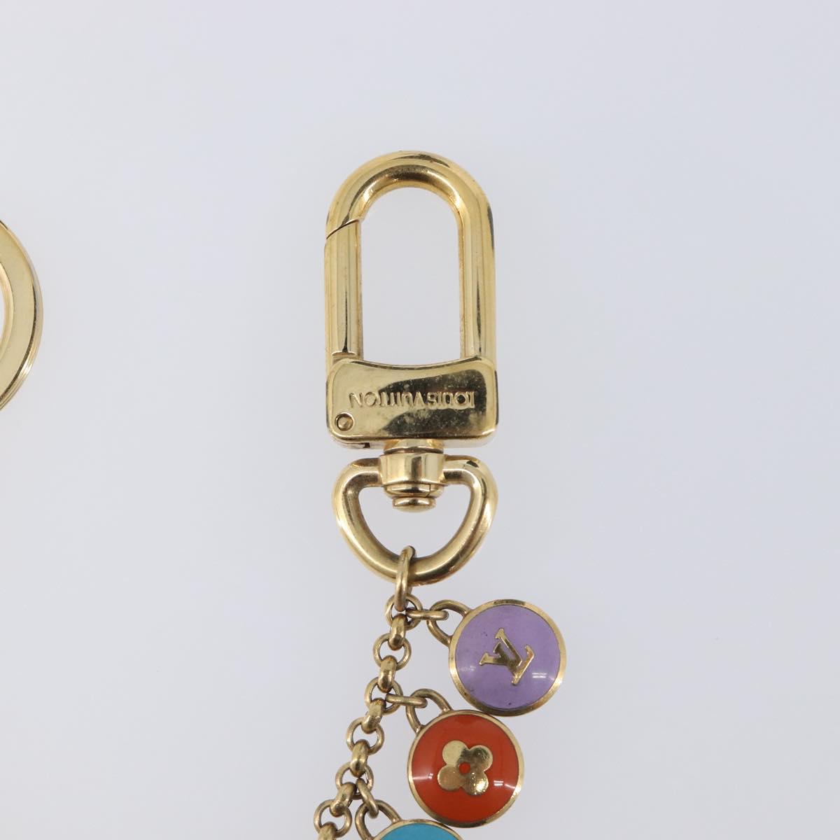 LOUIS VUITTON Porte Cles Chainne Pastilles Charm Metal M65380 LV Auth 209952A