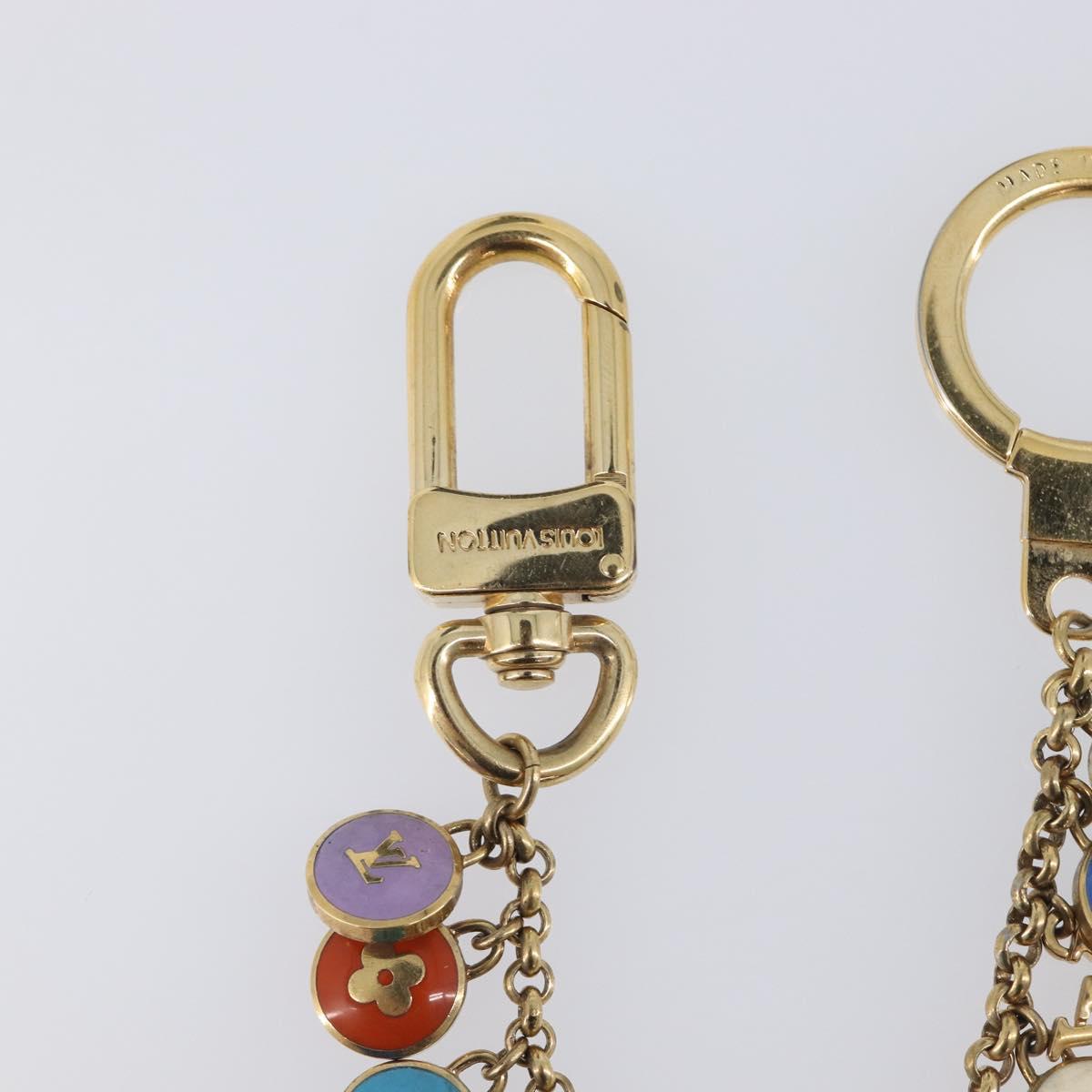 LOUIS VUITTON Porte Cles Chainne Pastilles Charm Metal M65380 LV Auth 209952A