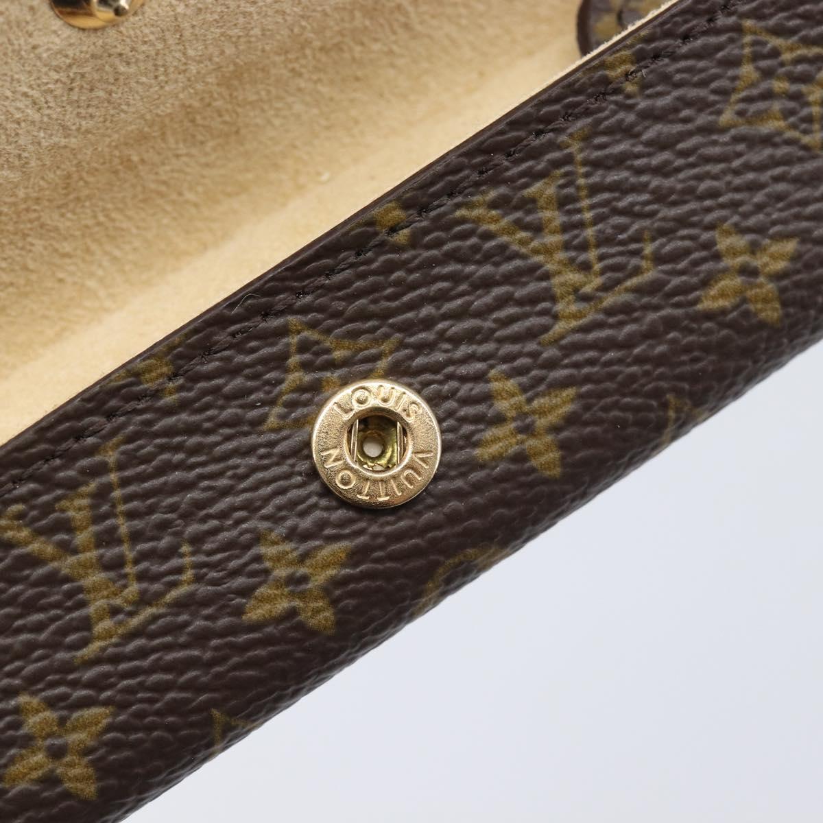 LOUIS VUITTON Monogram Accessory Case LV Auth 209968V