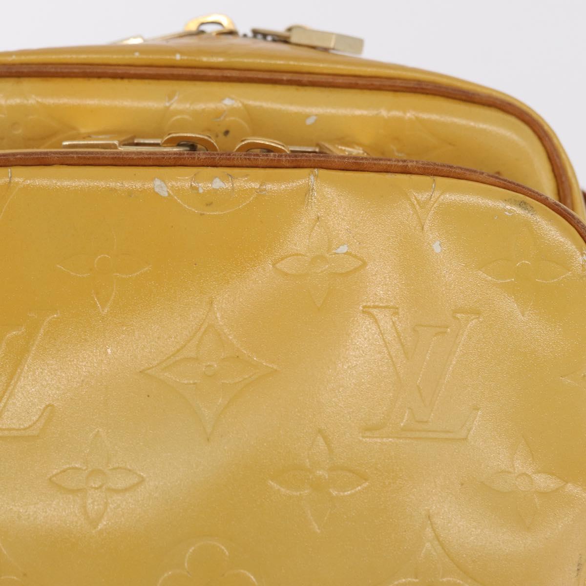 LOUIS VUITTON Monogram Vernis Wooster Shoulder Bag Gris M91036 LV Auth 209989