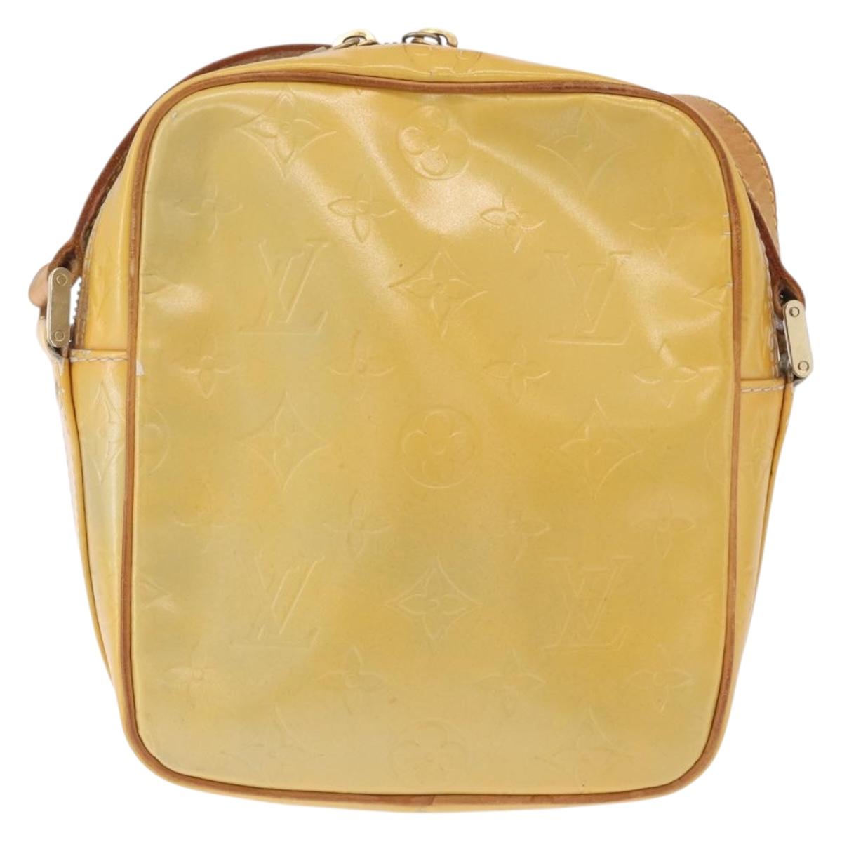 LOUIS VUITTON Monogram Vernis Wooster Shoulder Bag Gris M91036 LV Auth 209989