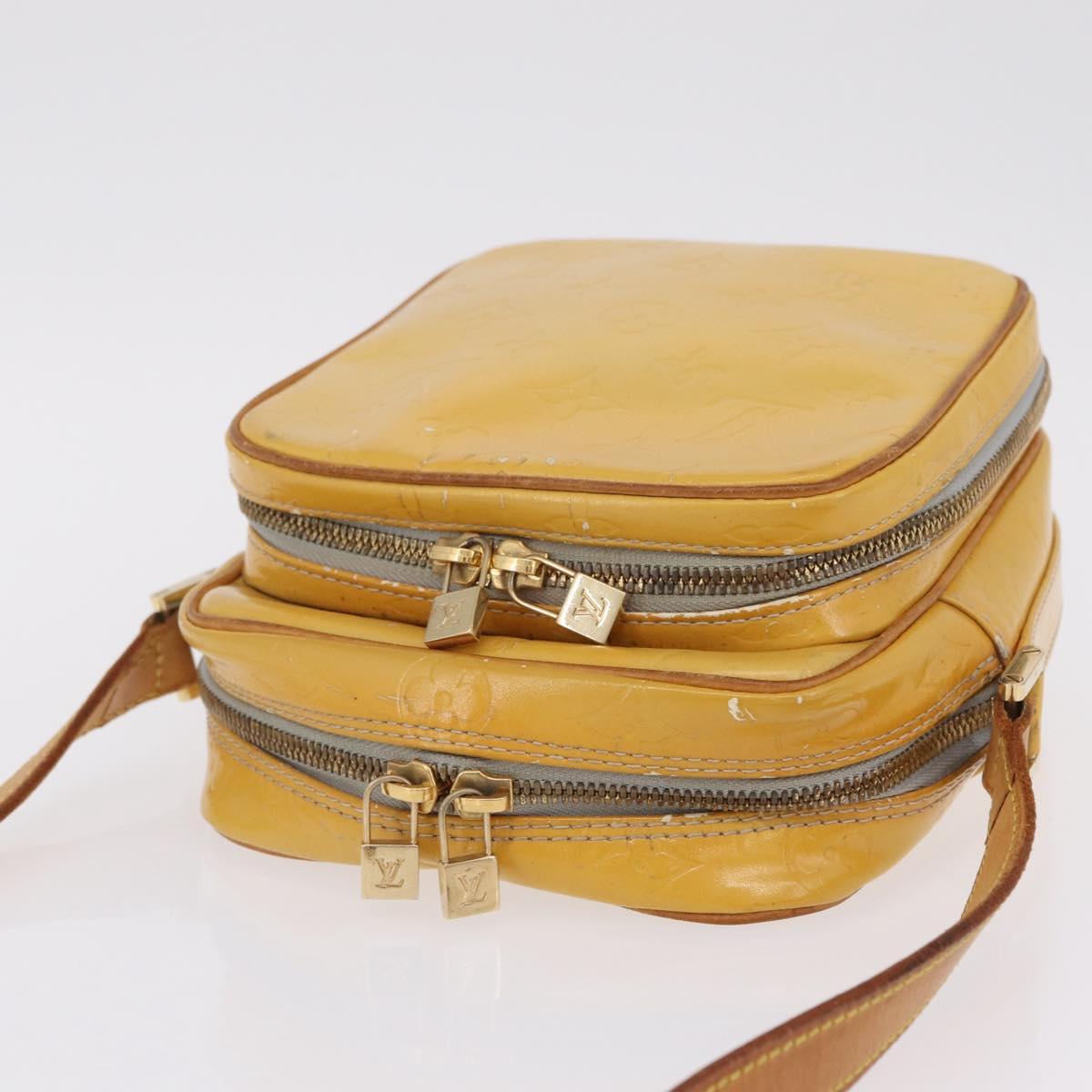 LOUIS VUITTON Monogram Vernis Wooster Shoulder Bag Gris M91036 LV Auth 209989