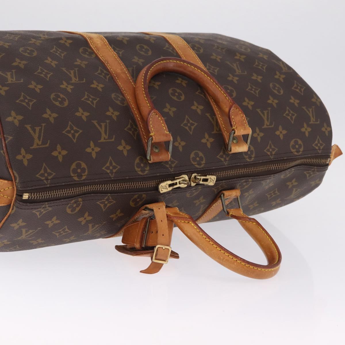 LOUIS VUITTON Monogram Keepall 45 Boston Bag M41428 LV Auth 209993