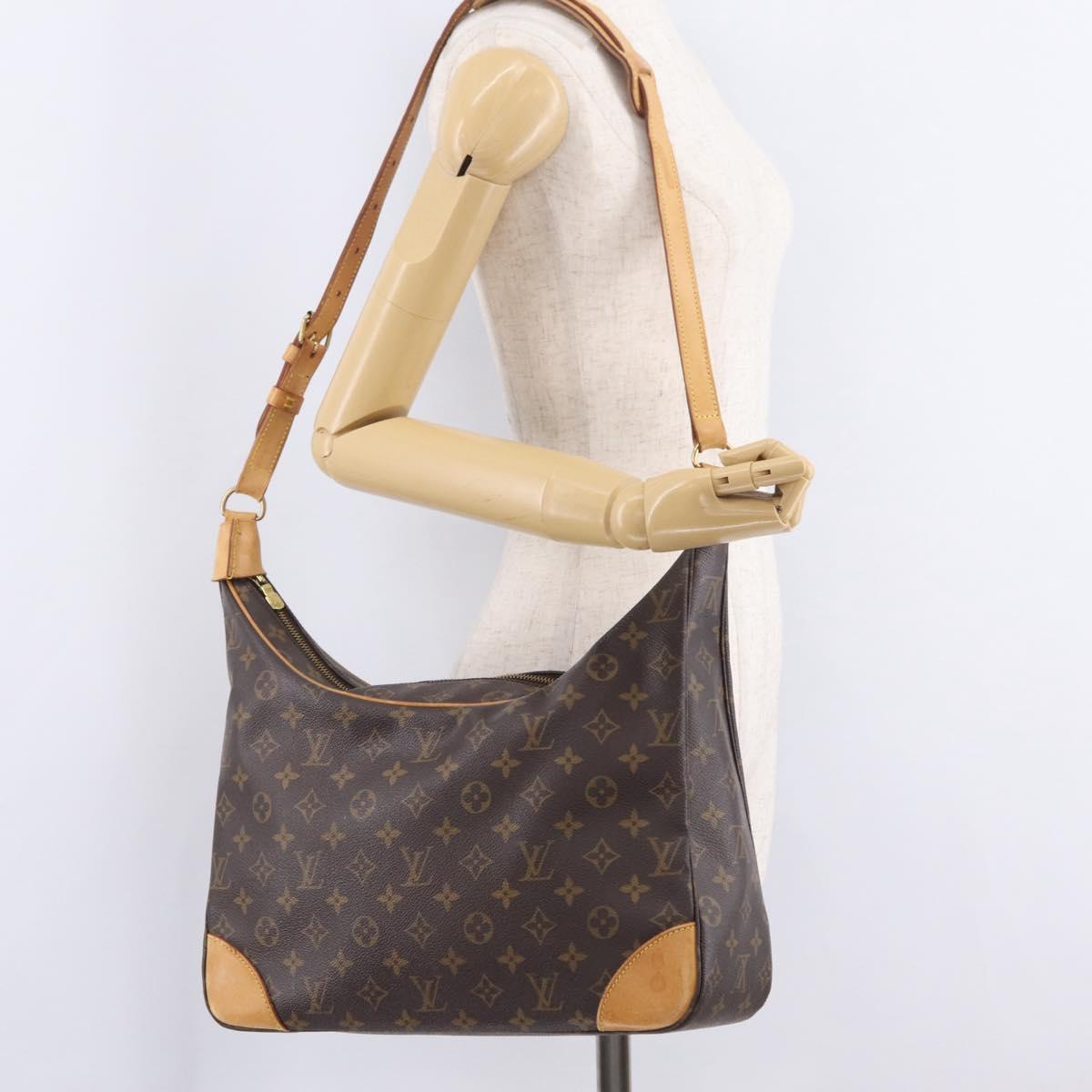 LOUIS VUITTON Monogram Boulogne 35 Shoulder Bag M51260 LV Auth 209995