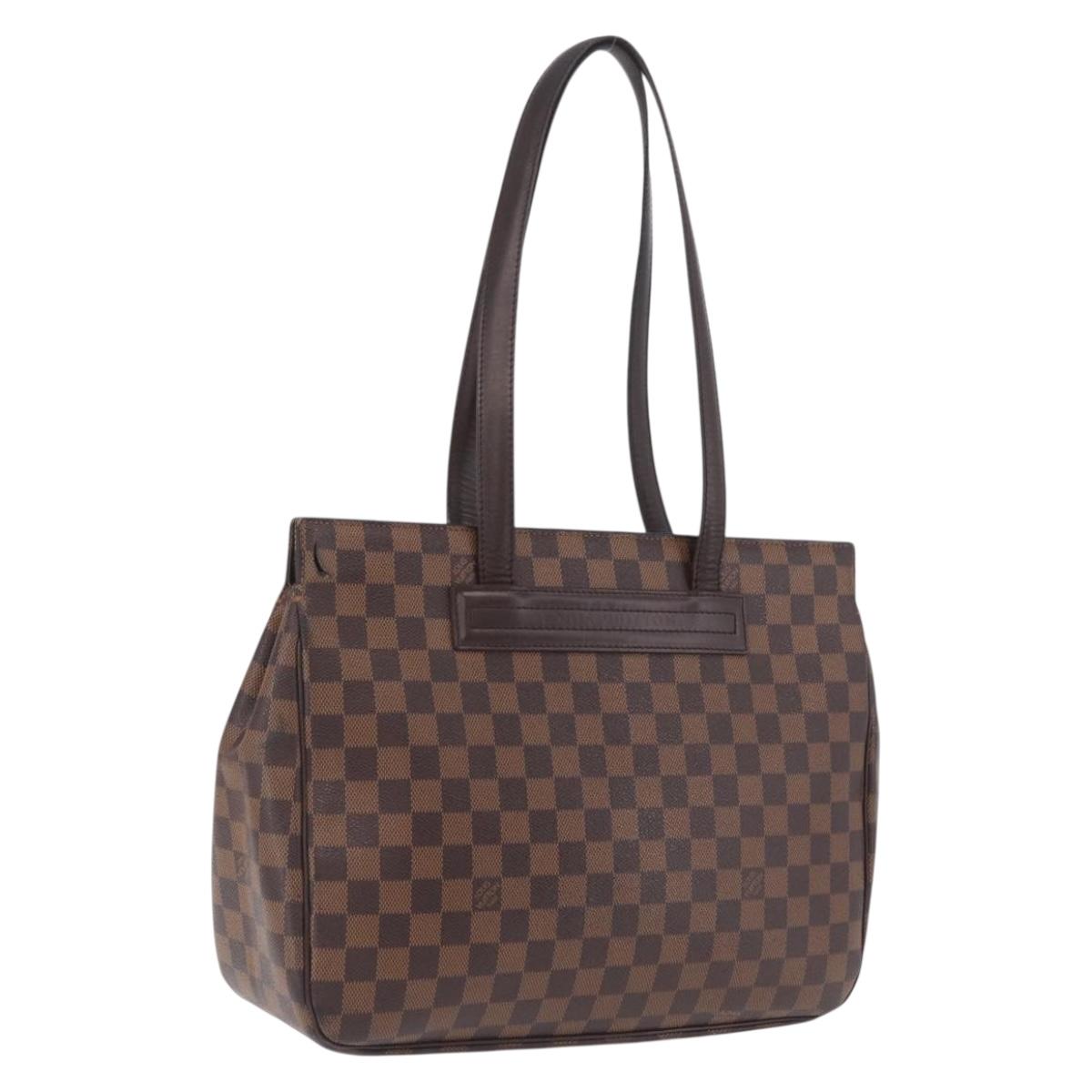 LOUIS VUITTON Damier Ebene Parioli GM Shoulder Bag N51124 LV Auth 209996
