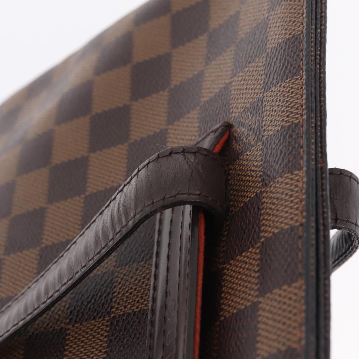 LOUIS VUITTON Damier Ebene Parioli GM Shoulder Bag N51124 LV Auth 209996