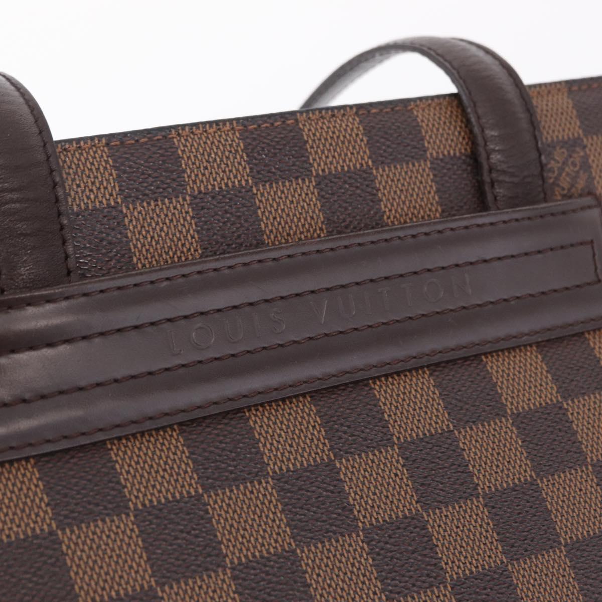 LOUIS VUITTON Damier Ebene Parioli GM Shoulder Bag N51124 LV Auth 209996