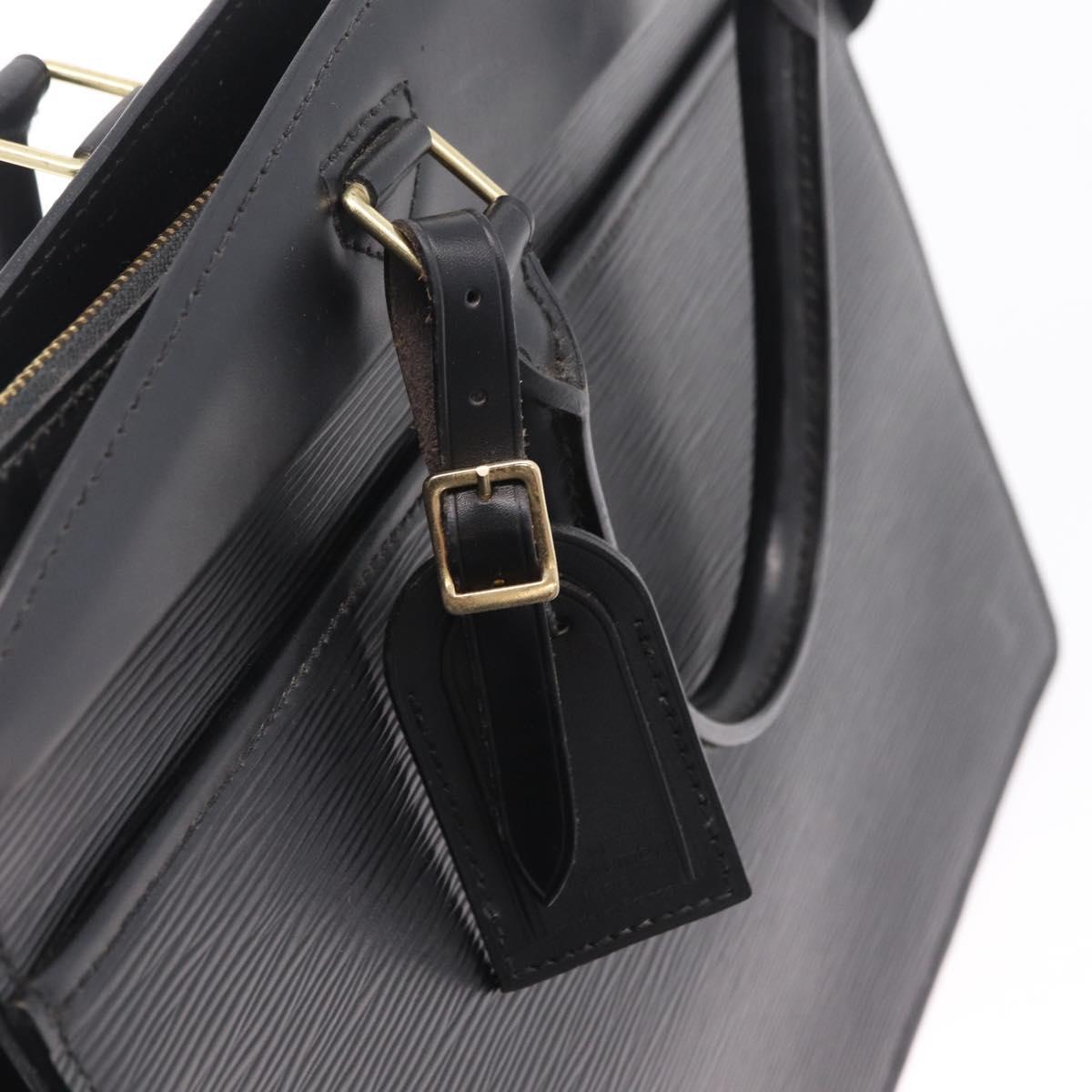 LOUIS VUITTON Epi Riviera Hand Bag Black M48182 LV Auth 210008