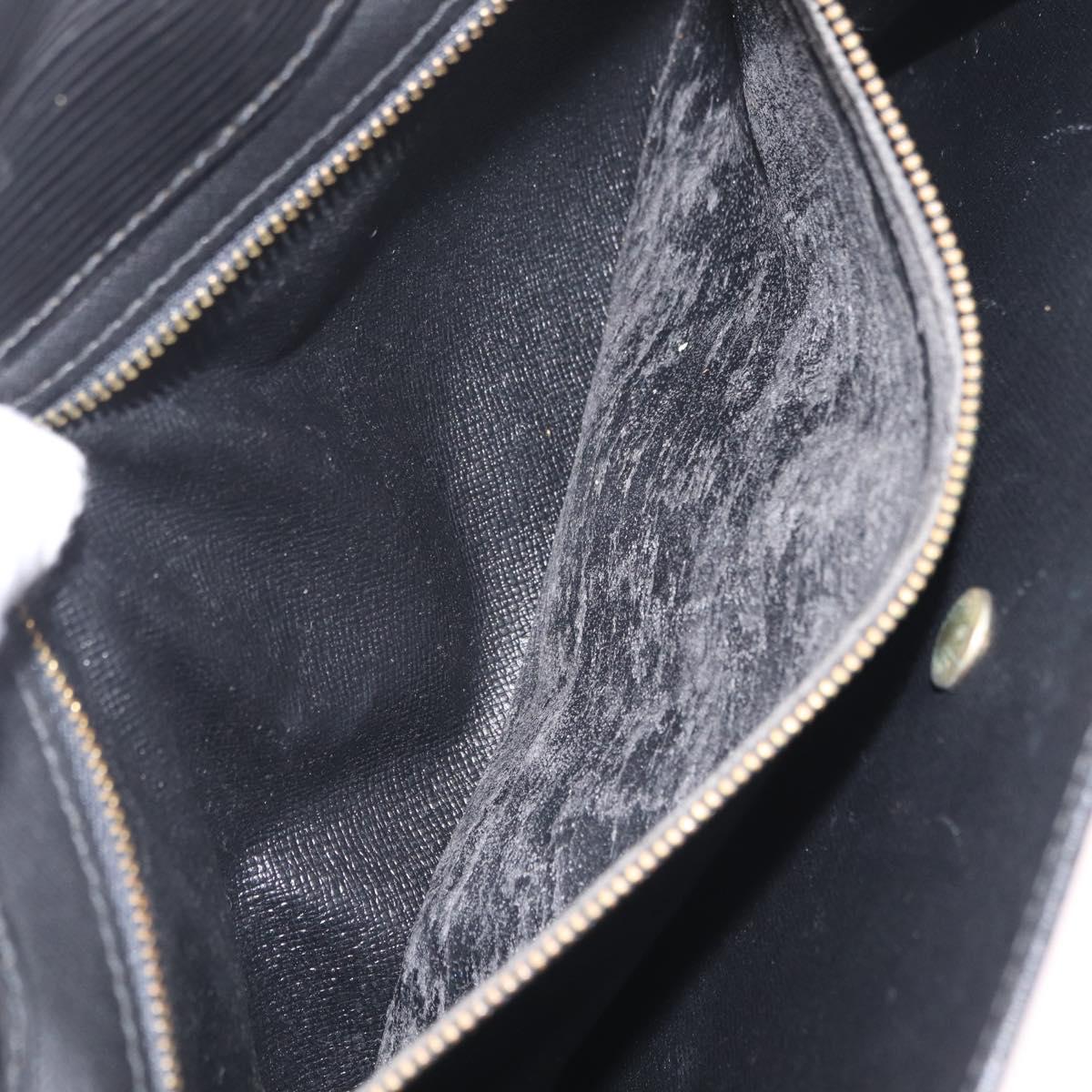 LOUIS VUITTON Epi Montaigne 27 Clutch Bag Black M52652 LV Auth 210021