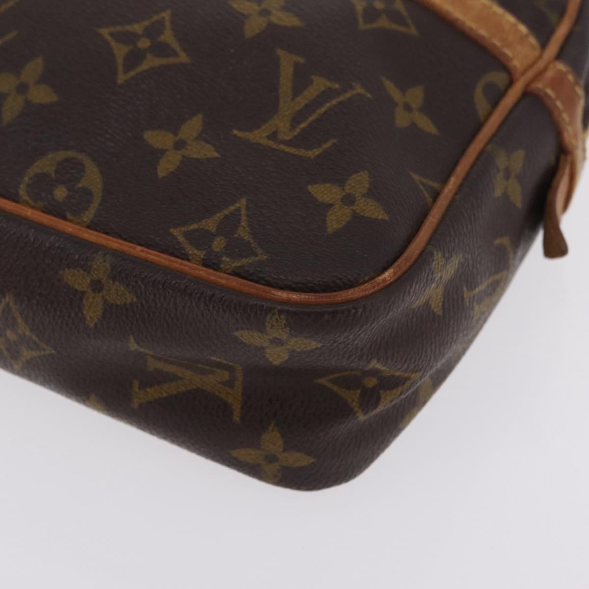 LOUIS VUITTON Monogram Compiegne 23 Clutch Bag M51847 LV Auth 210022