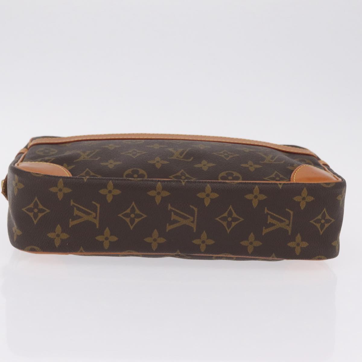LOUIS VUITTON Monogram Compiegne 28 Clutch Bag M51845 LV Auth 210024
