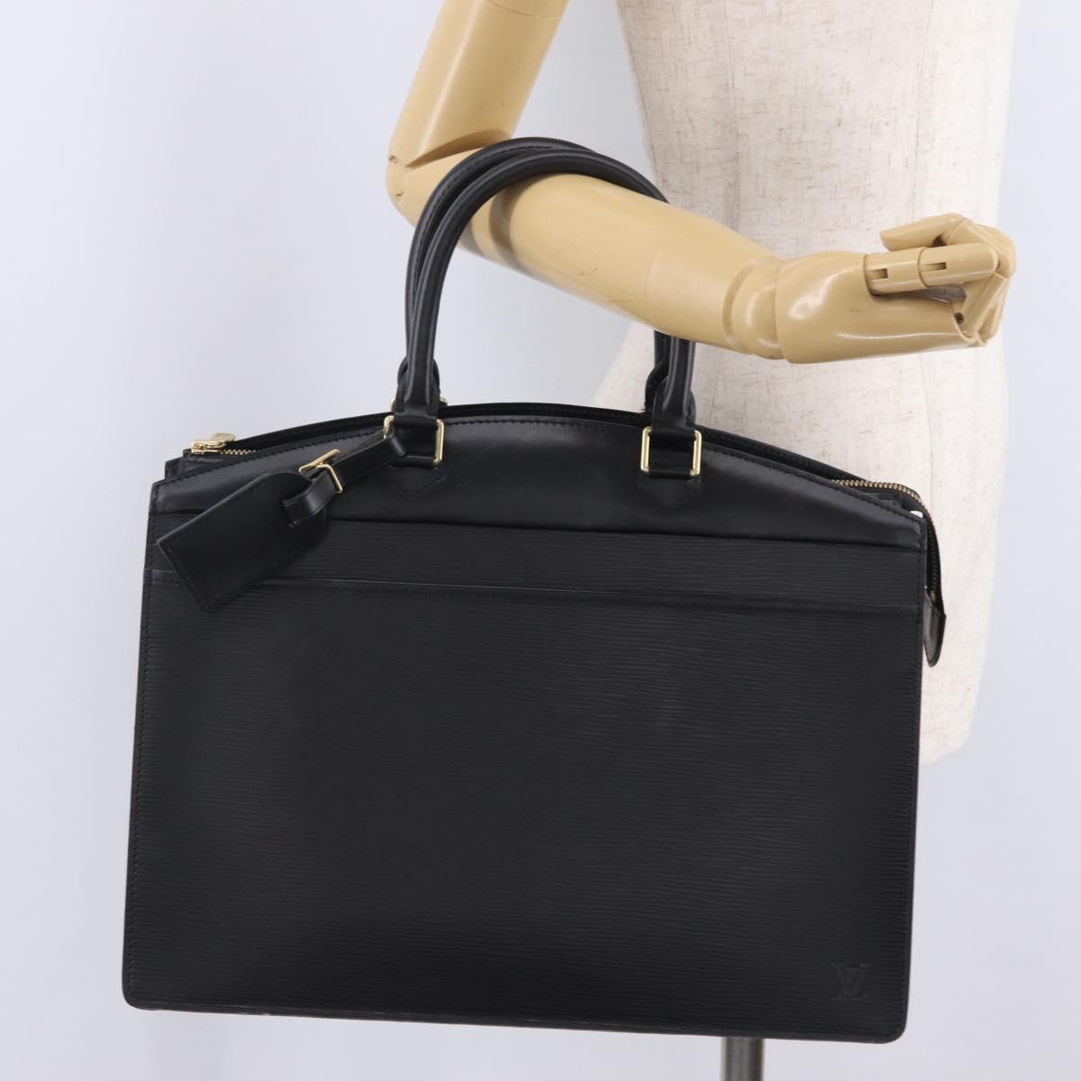 LOUIS VUITTON Epi Riviera Hand Bag Black M48182 LV Auth 210032