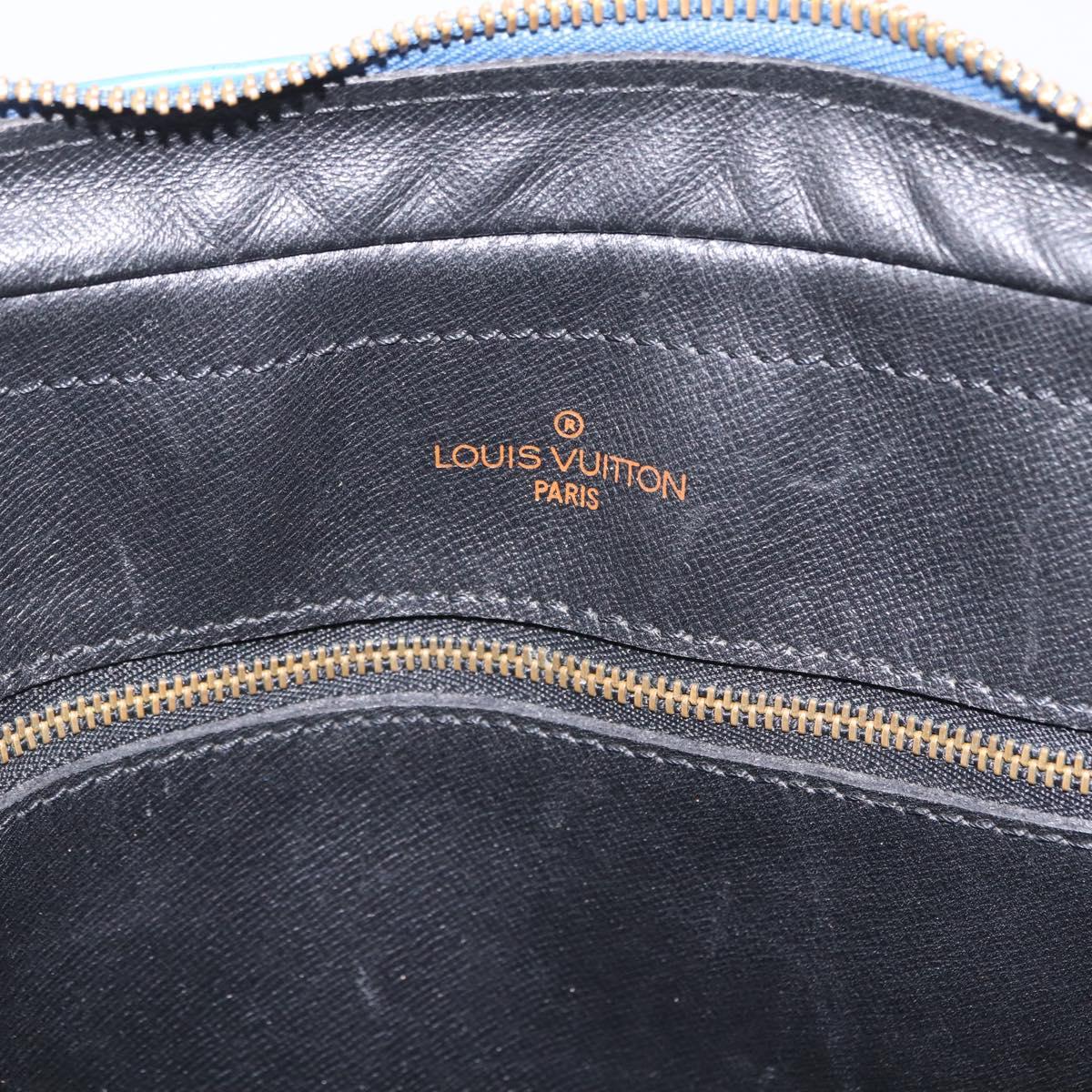 LOUIS VUITTON Epi Porte Documents Voyage Business Bag Blue M54475 LV Auth 210040