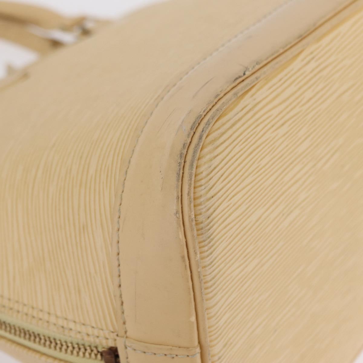 LOUIS VUITTON Epi Alma Hand Bag Vanilla M5214A LV Auth 210042