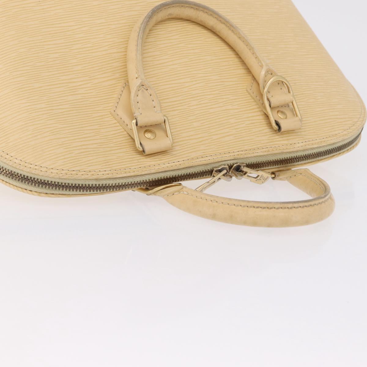 LOUIS VUITTON Epi Alma Hand Bag Vanilla M5214A LV Auth 210042