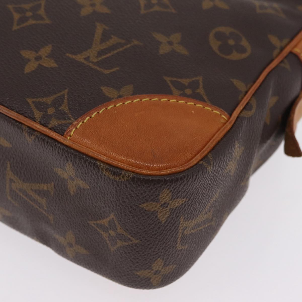 LOUIS VUITTON Monogram Compiegne 28 Clutch Bag M51845 LV Auth 210050