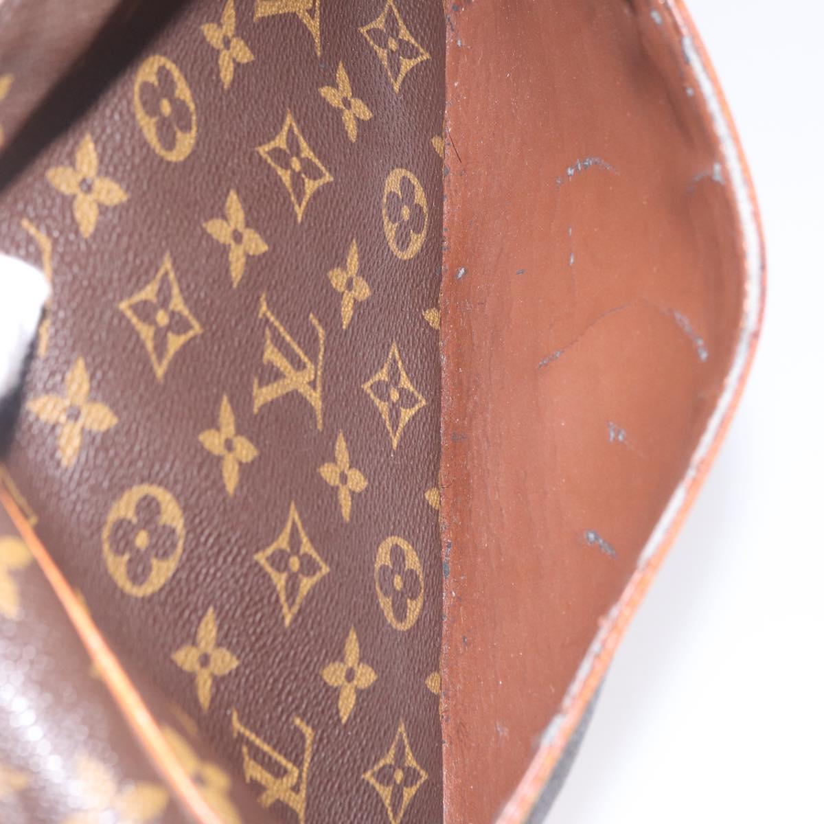 LOUIS VUITTON Monogram Compiegne 28 Clutch Bag M51845 LV Auth 210050