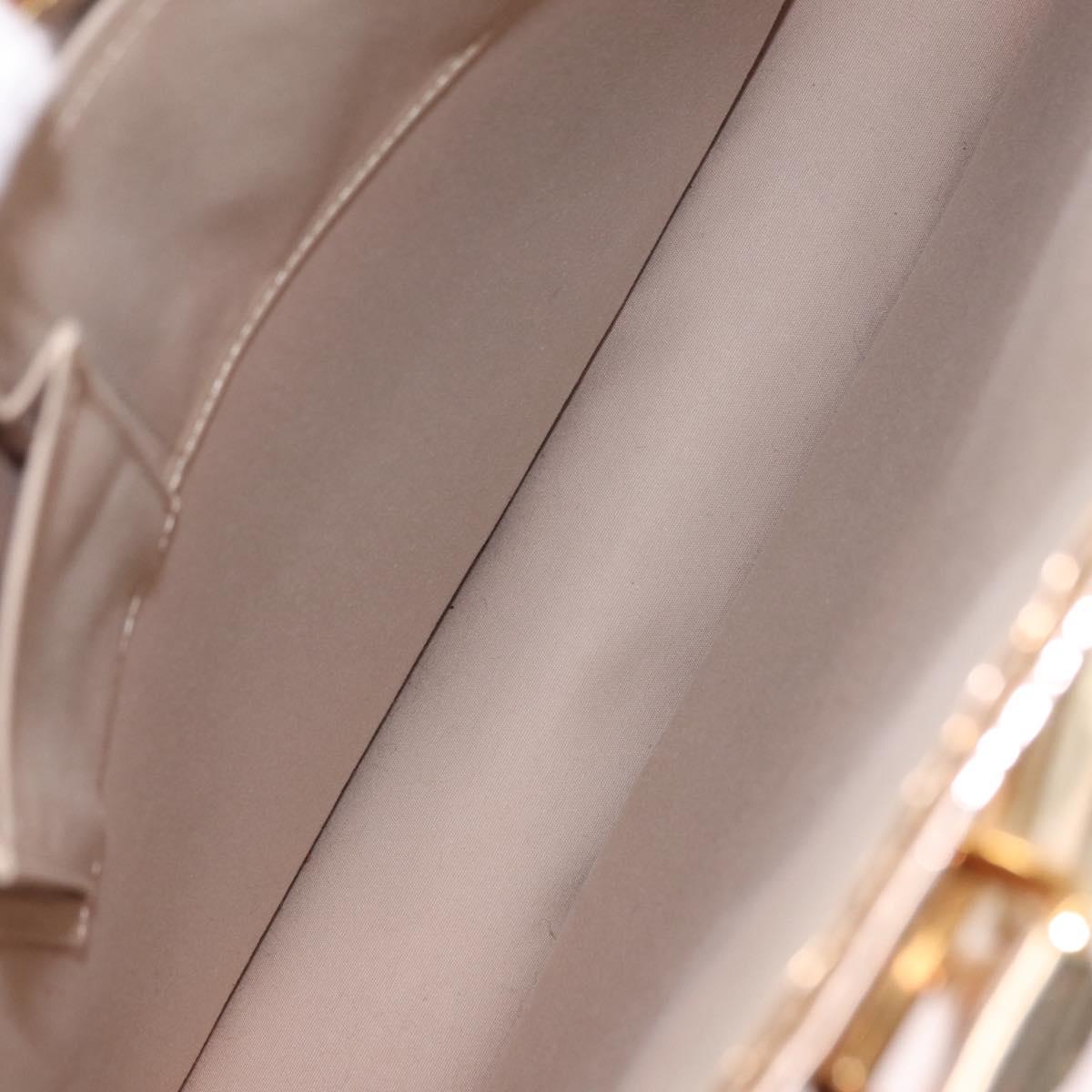 LOUIS VUITTON Monogram Miroir Sac Plat Bag Gold Dore M40268 LV Auth 210052SM