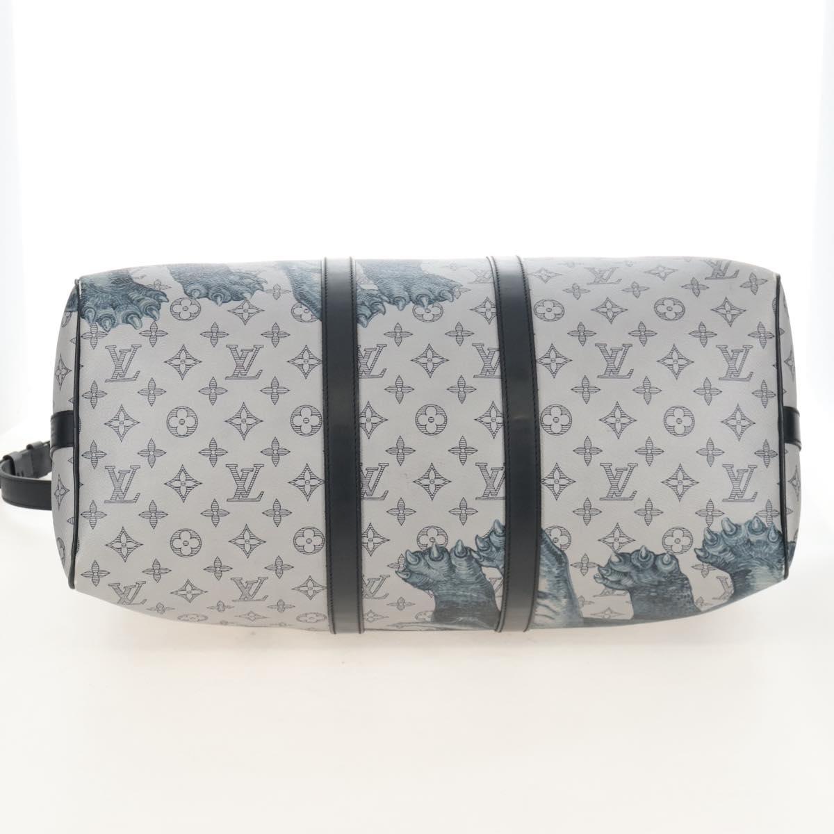 LOUIS VUITTON Monogram Savanna Keepall Bandouliere 45 Bag M54129 Auth 210069V