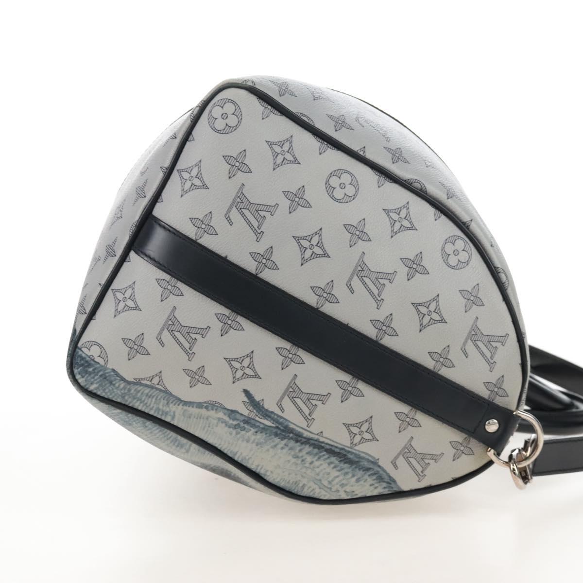 LOUIS VUITTON Monogram Savanna Keepall Bandouliere 45 Bag M54129 Auth 210069V