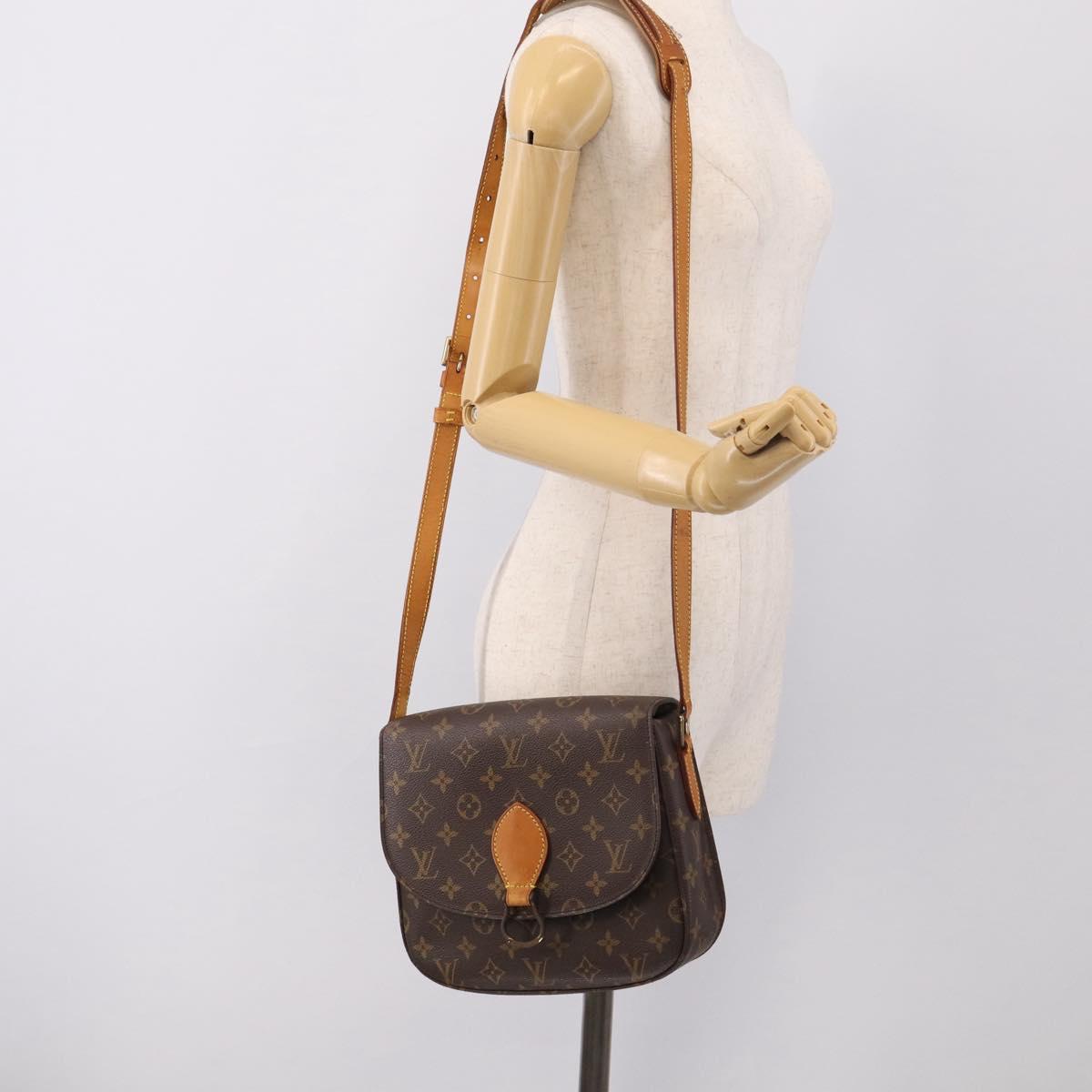 LOUIS VUITTON Monogram Saint Cloud GM Shoulder Bag M51242 LV Auth 210071