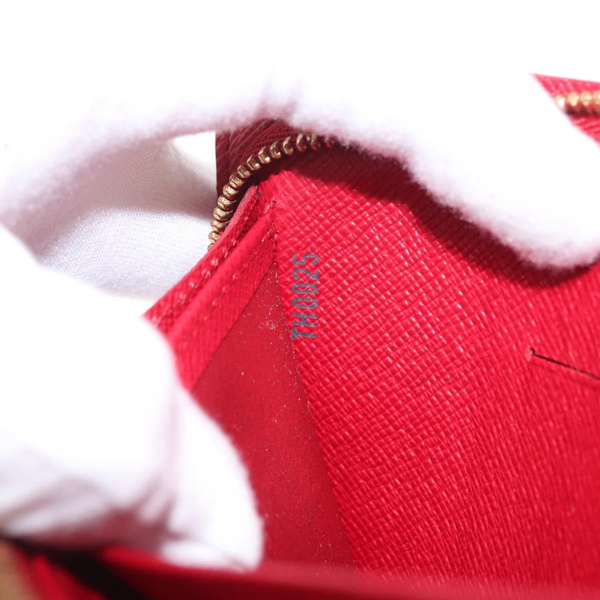 LOUIS VUITTON Monogram Cherry Porte Monnaie Zip Long Wallet M95006 Auth 210089V