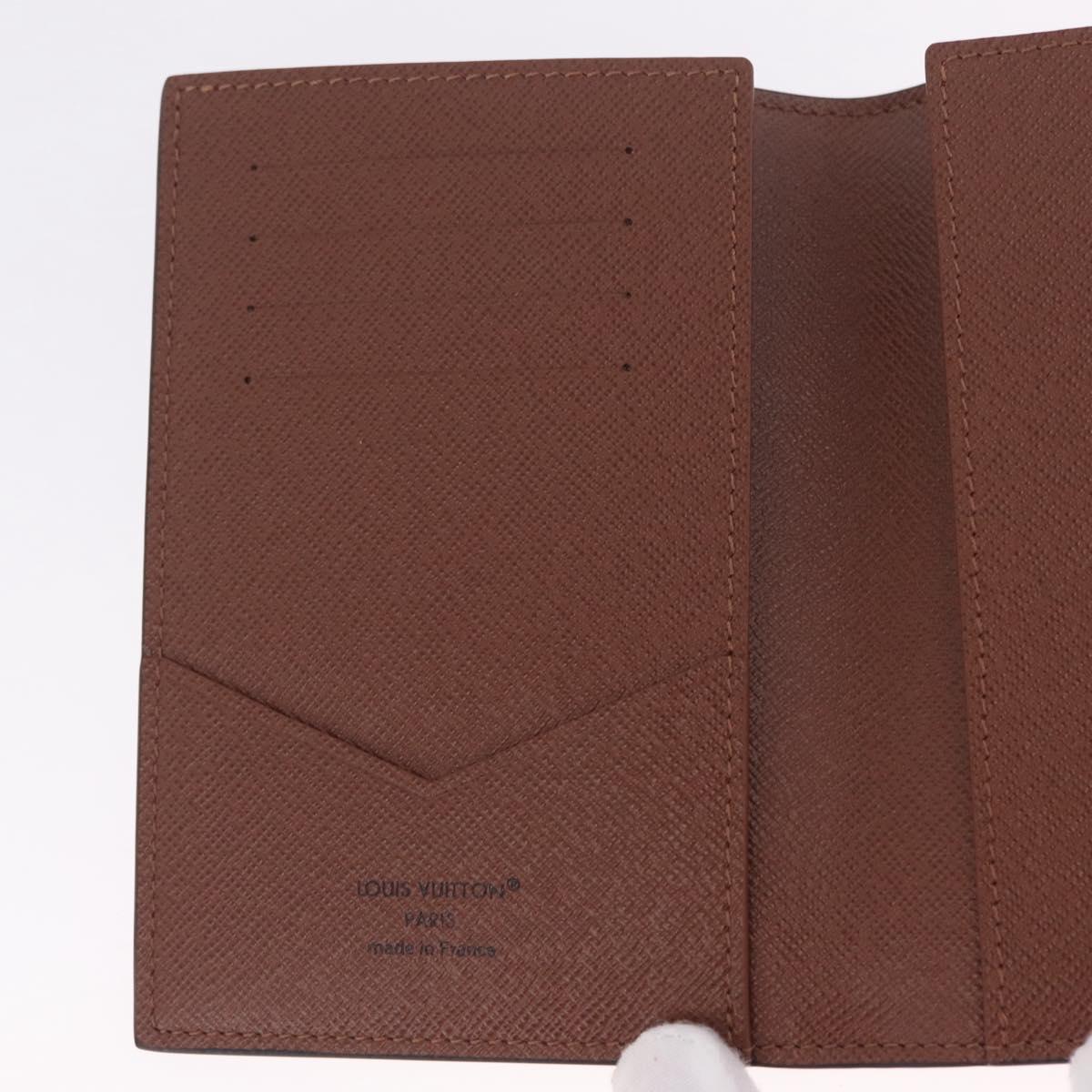 LOUIS VUITTON Monogram Couvel Tulle Passopole Passport Case M60180 Auth 210092V